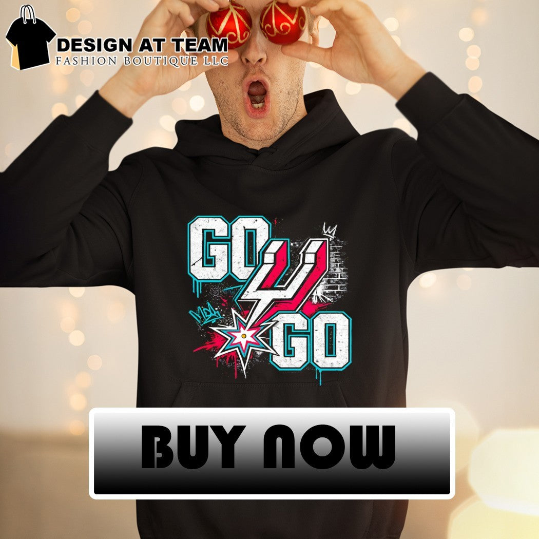 Go Spurs Go San Antonio Spurs Basketball graffiti shirt