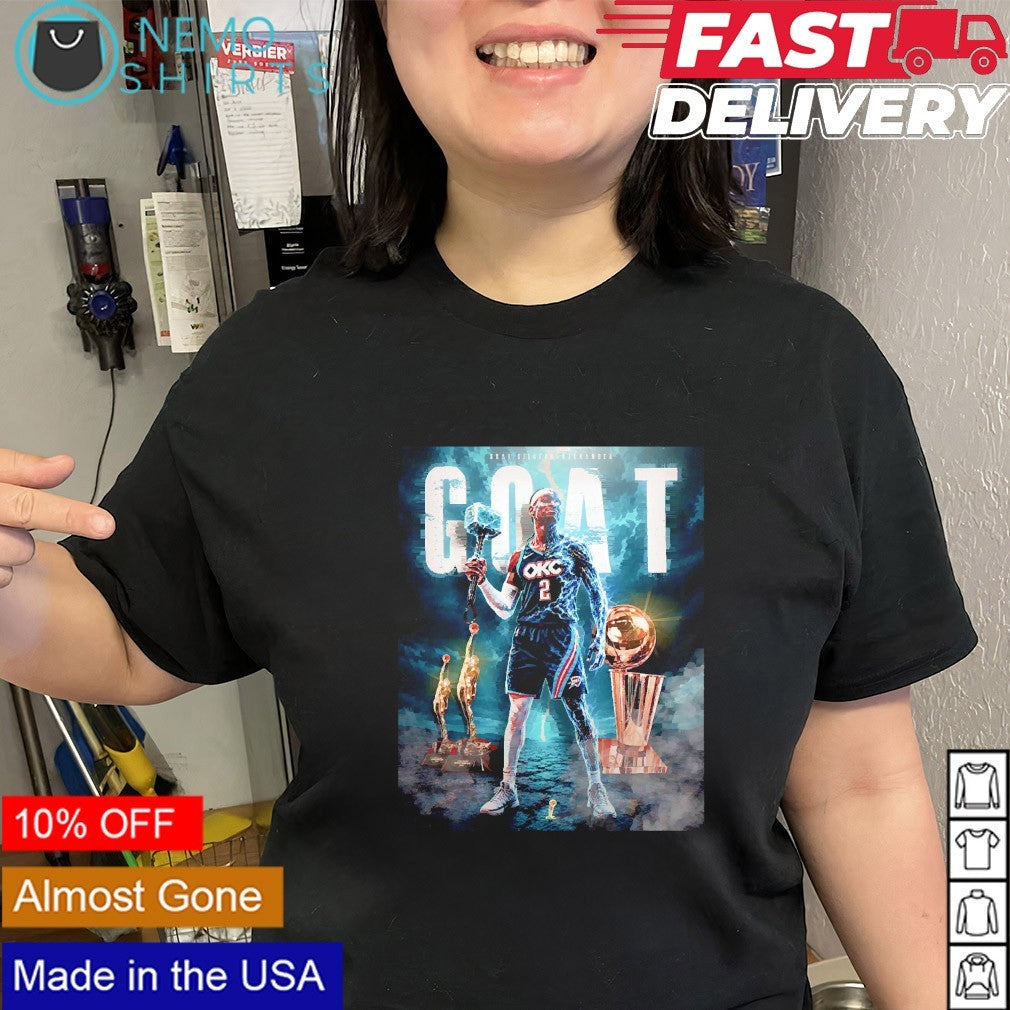 Goat Shai Gilgeous-Alexander OKC Hall of Fame shirt