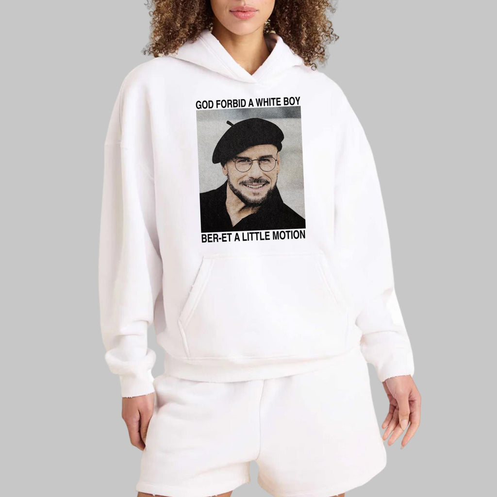 God Forbid A White Boy Ber-et A Little Motion Shirt