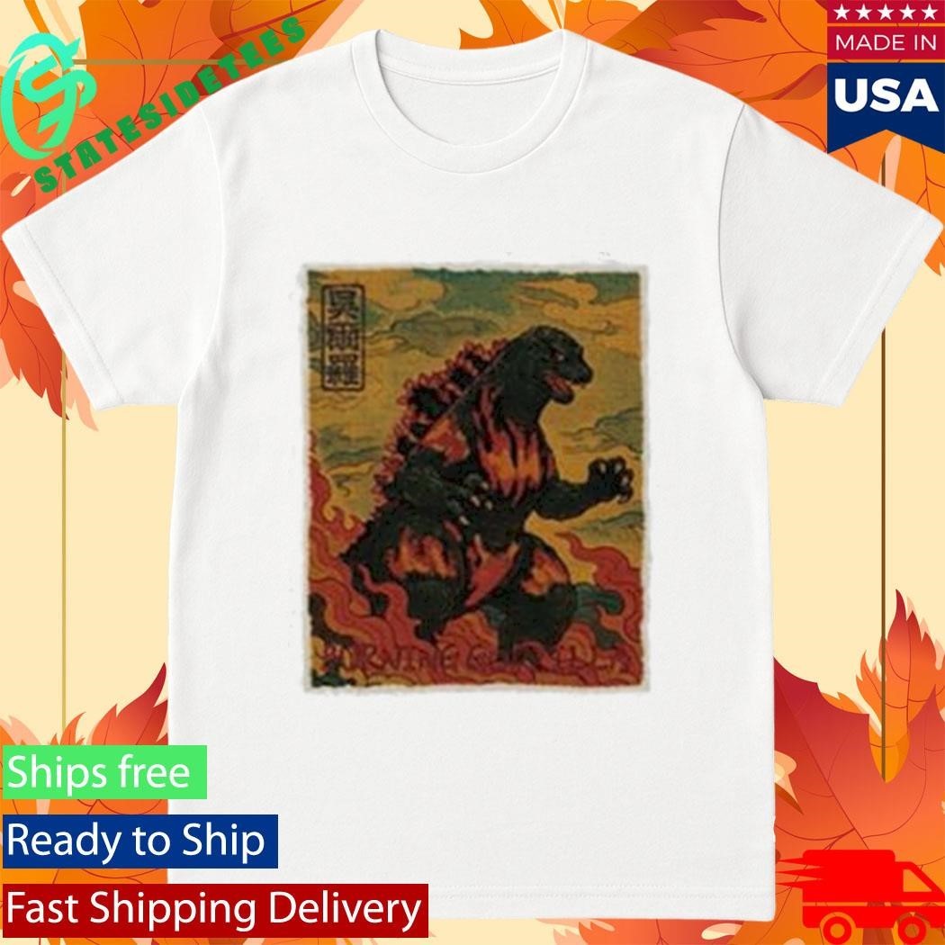 Godzilla Vs Destoroyah 30Th Anniversary Scene Illustration Shirt