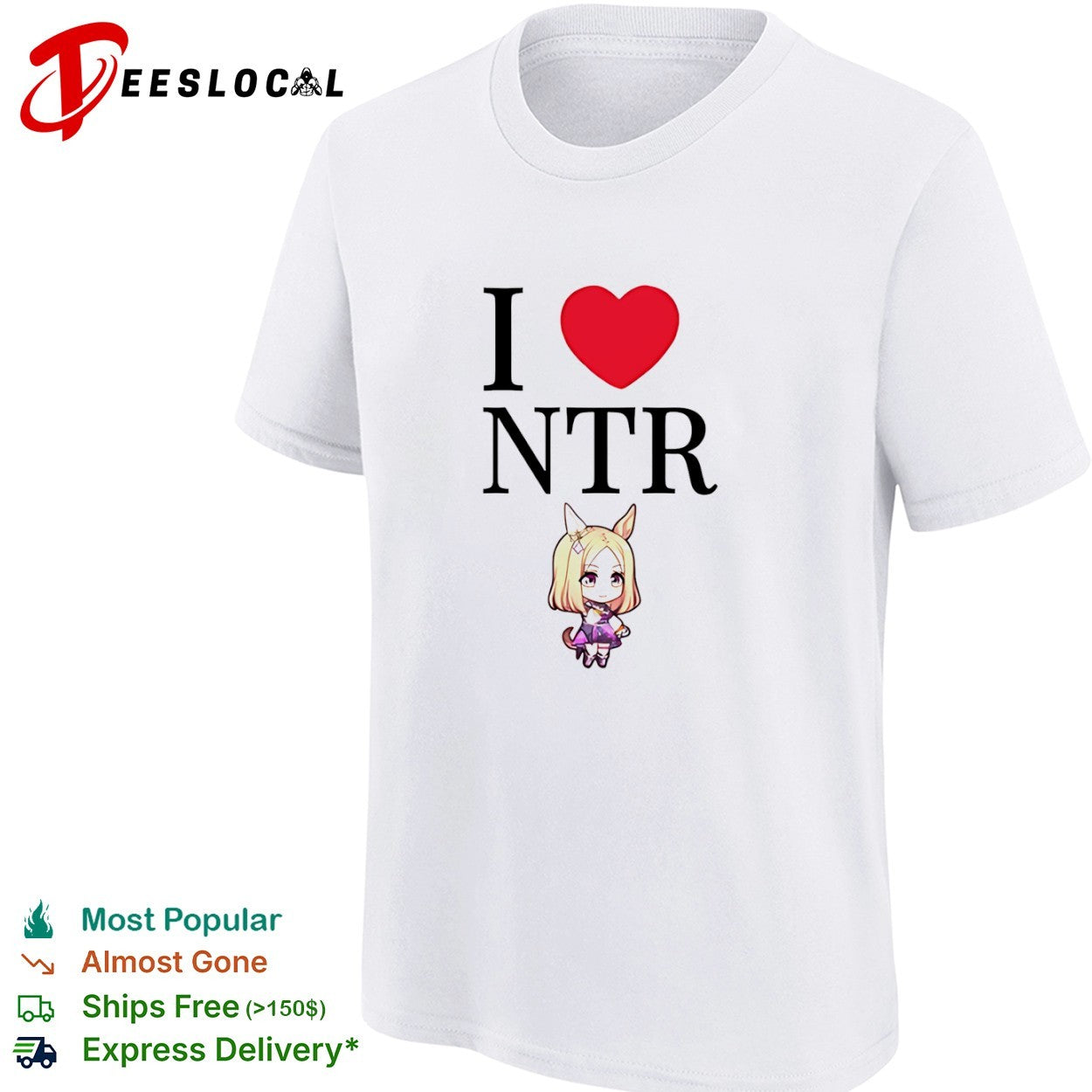 Gold Ship Uma Musume Pretty Derby I Love NTR shirt