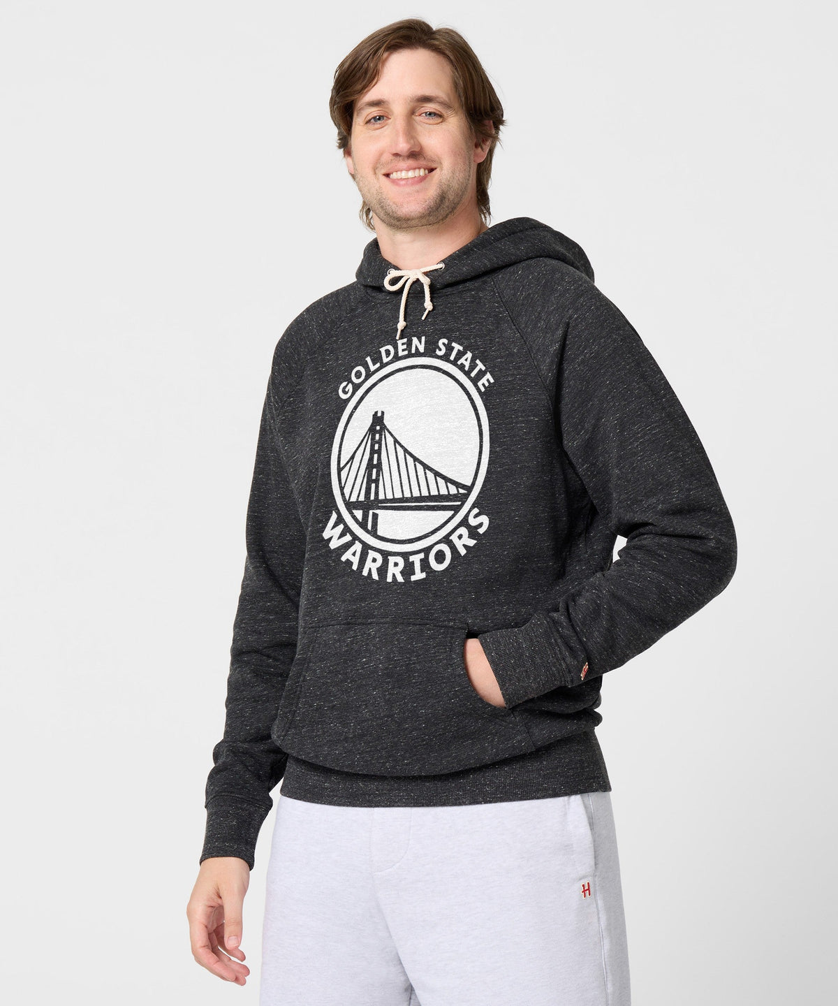 Golden State Warriors Blacktop Logo Hoodie