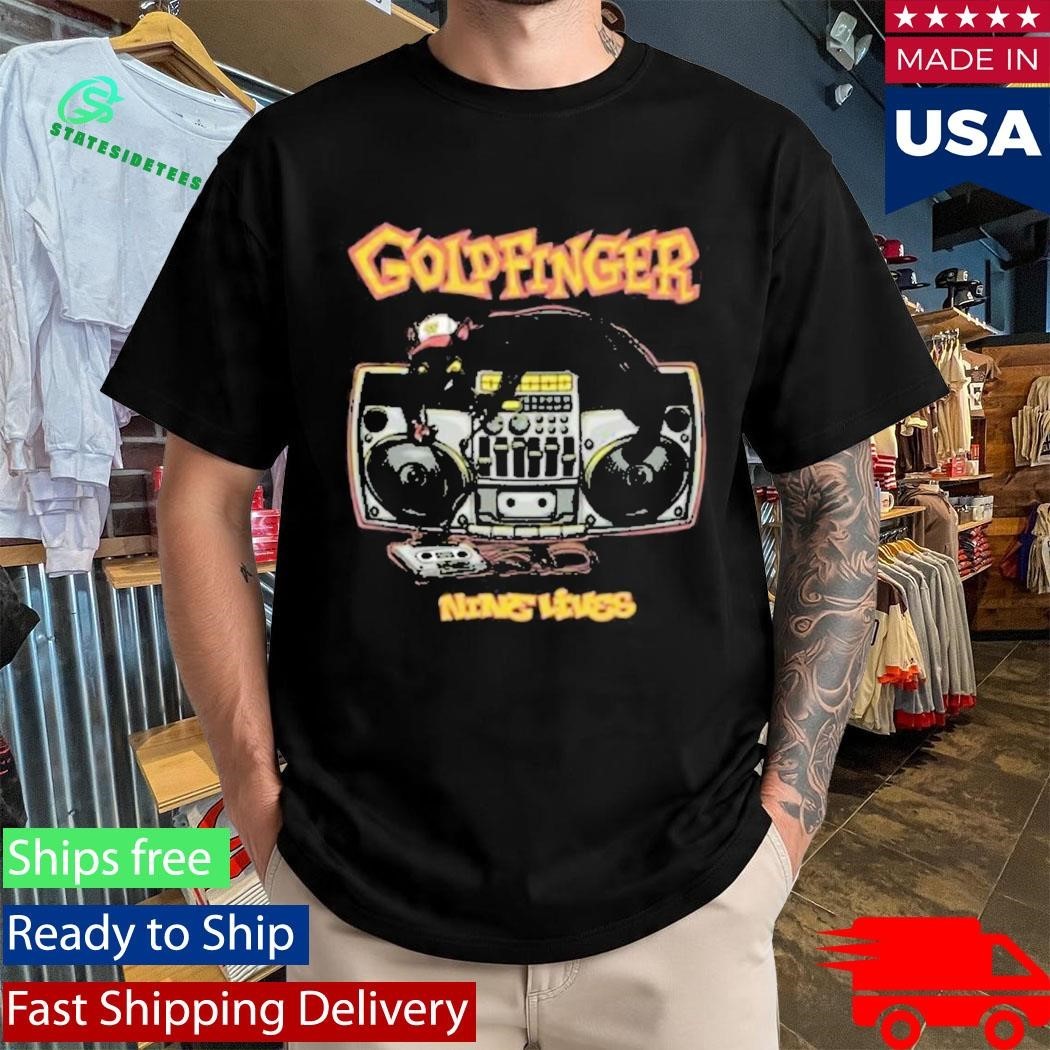 Goldfinger Music Cat Dj Shirt