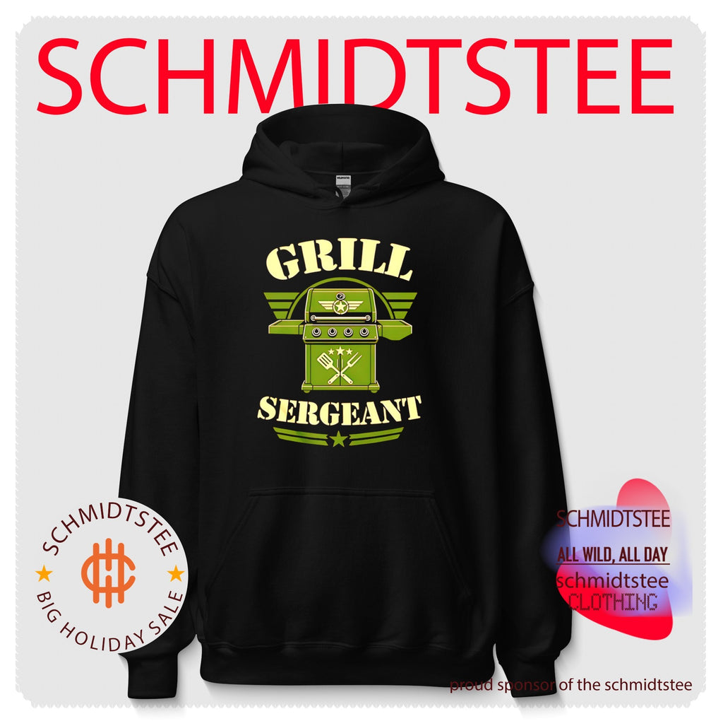 Grill Sergeant militarystyle barbecue grill graphic shirt