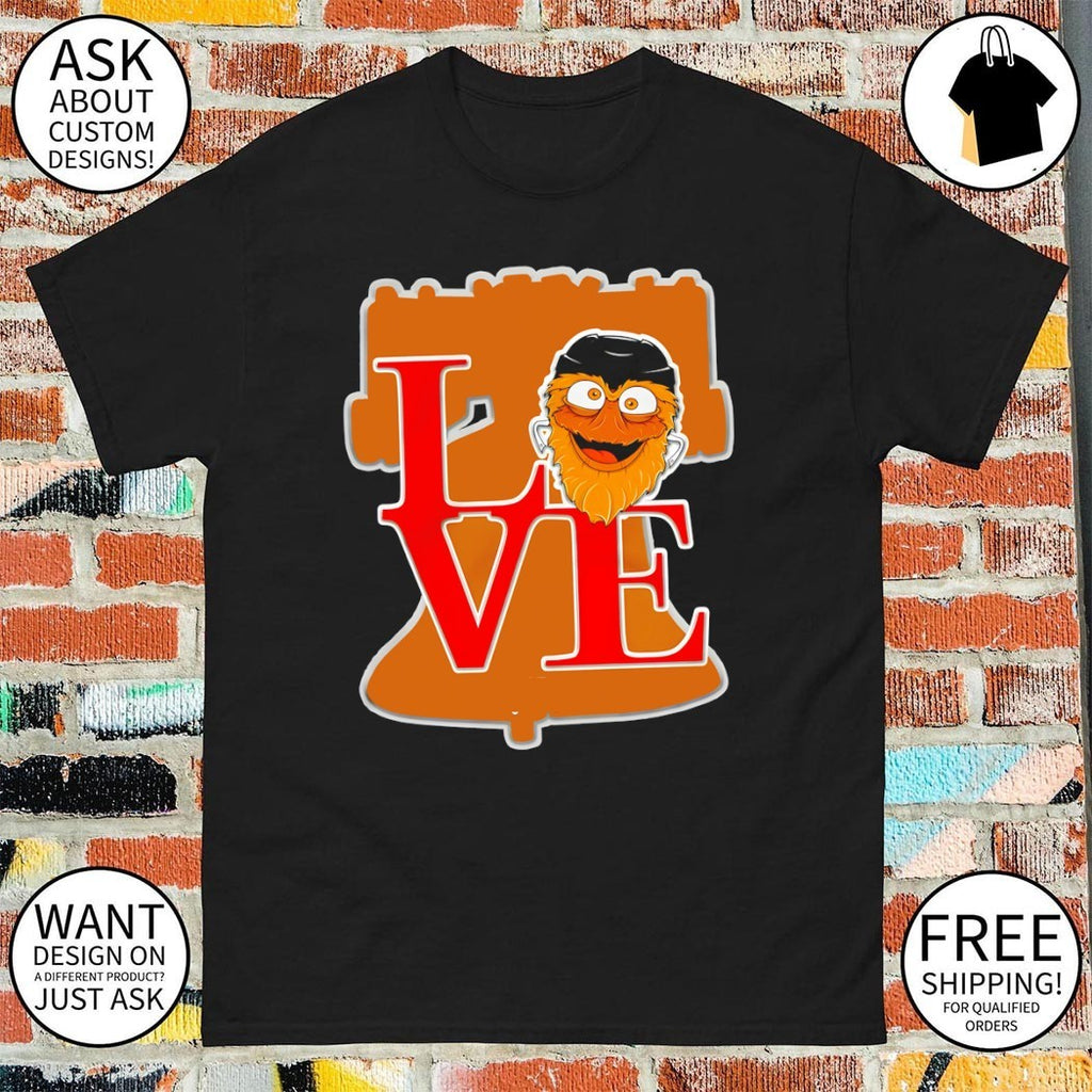 Gritty Love Philadelphia Flyers Hockey mascot NHL 2026 shirt