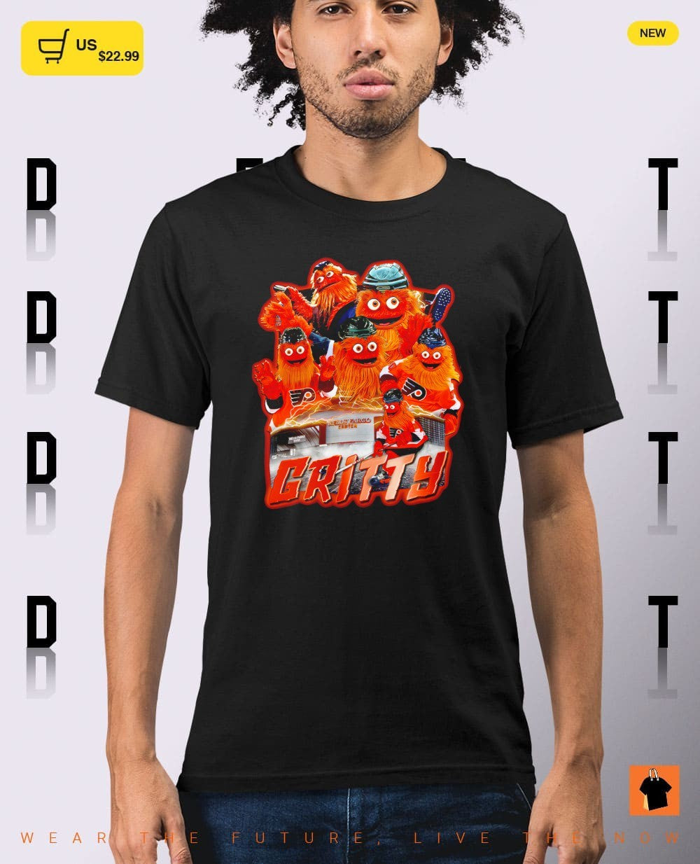 Gritty The Mascot of the Philadelphia Flyers Hockey Vintage Vibe shirt