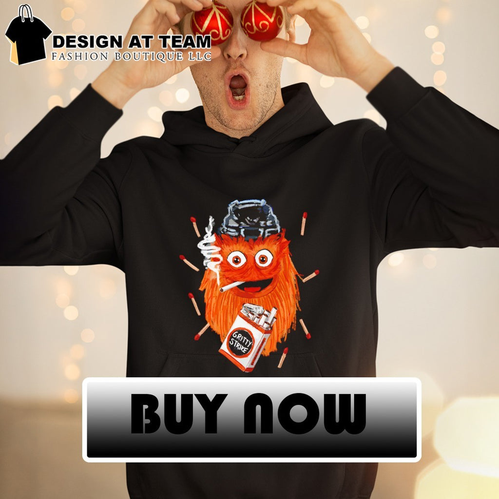 Gritty smoking Gritty Strike Philadelphia Flyers Hockey NBA shirt