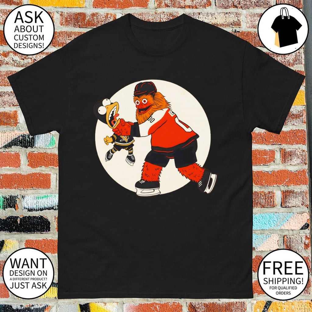 Gritty strangle Iceburgh Philadelphia Flyers vs Pittsburgh Penguins Hockey funny meme shirt