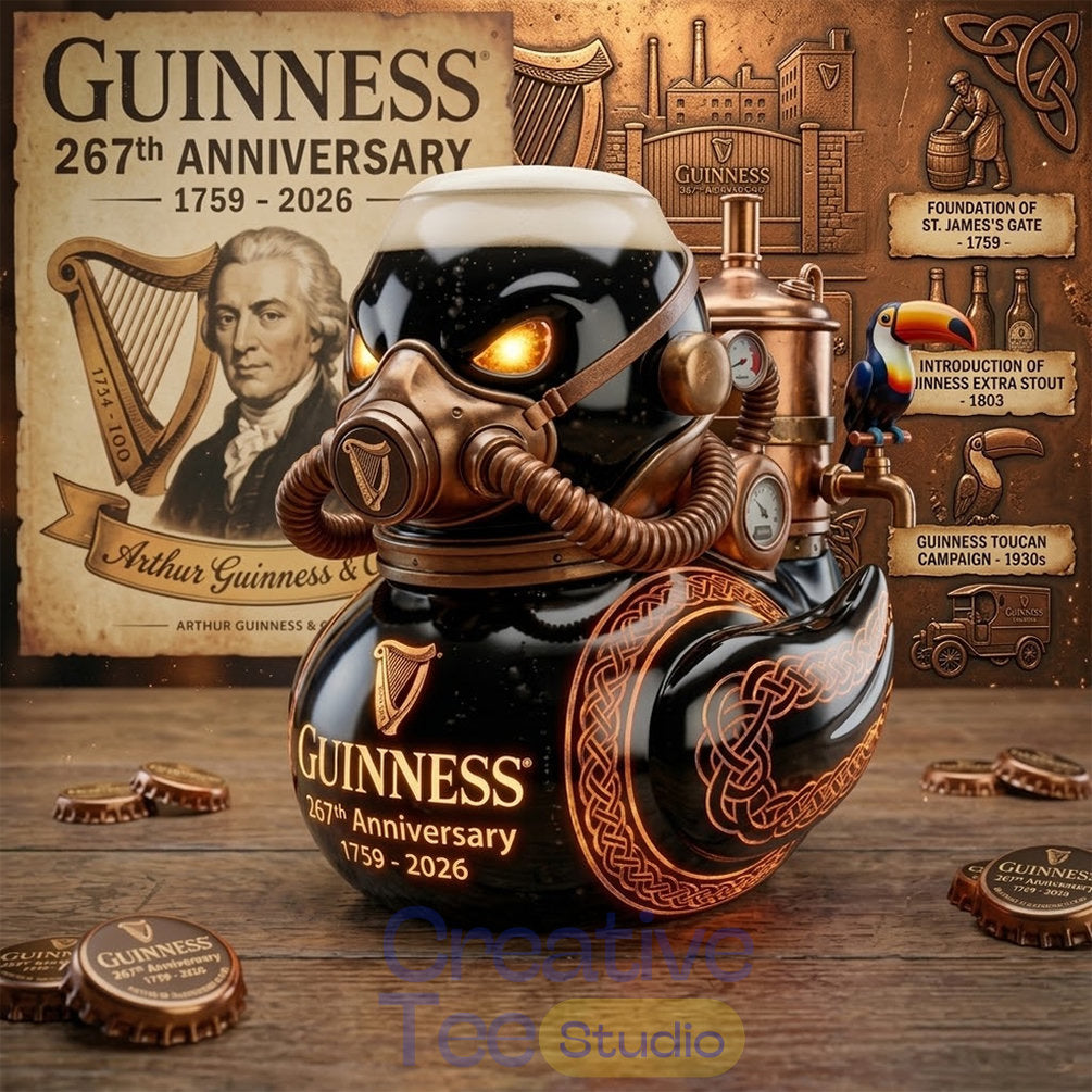 Guinness 267th Anniversary Steampunk Resin Duck
