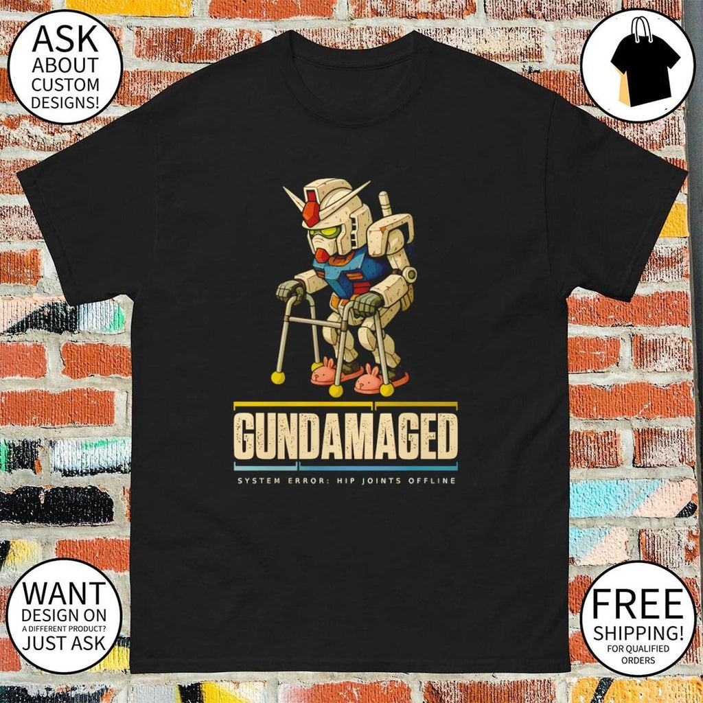 Gundamaged system error hip joints offline shirt