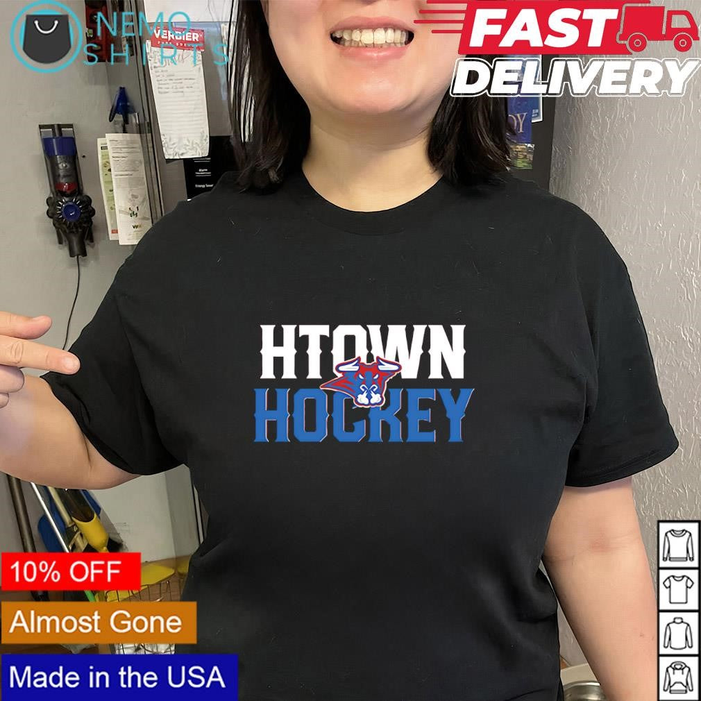 H-Town Houston Bulls hockey logo shirt