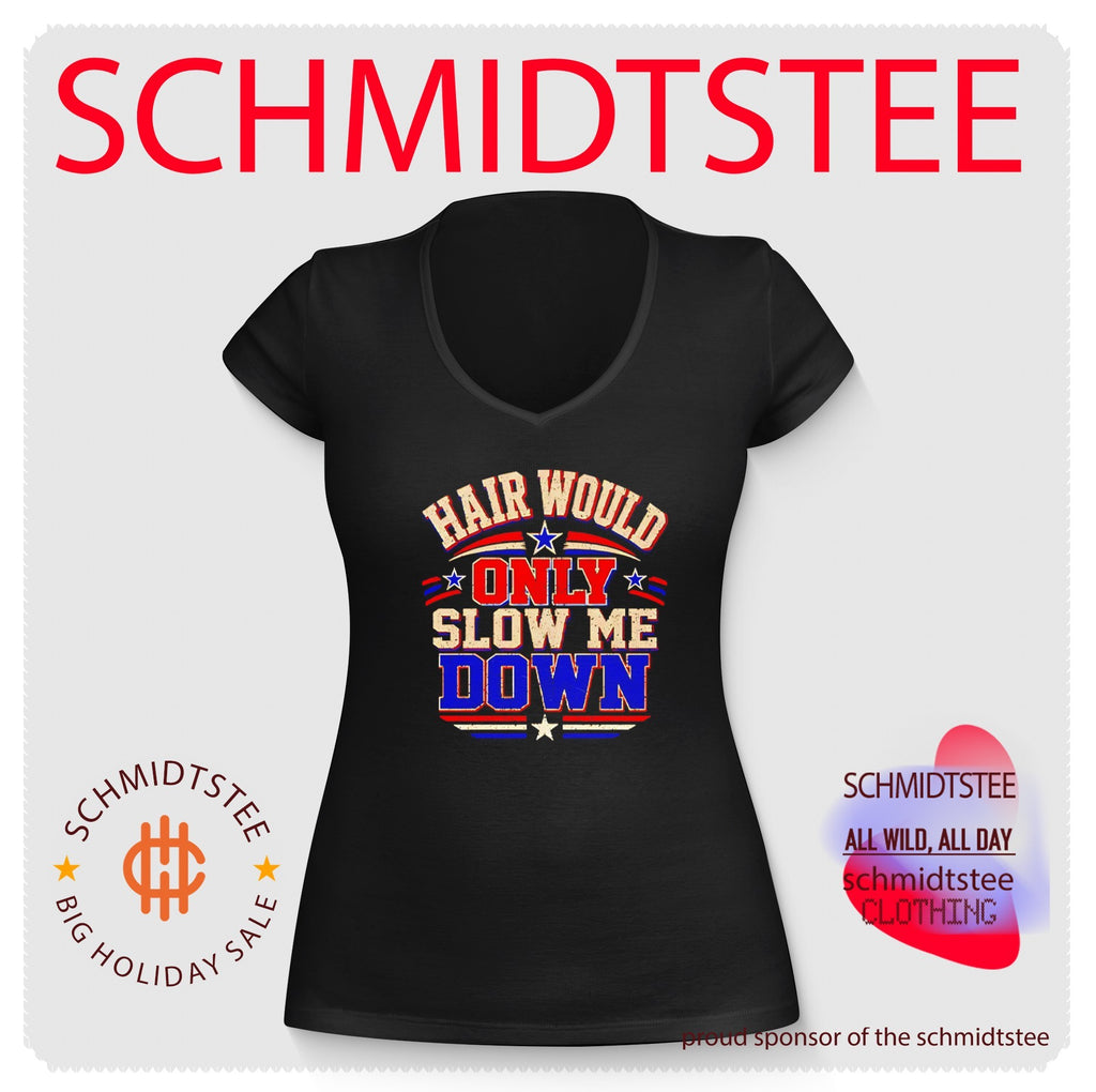 Hair Would Only Slow Me Down Bald shirt
