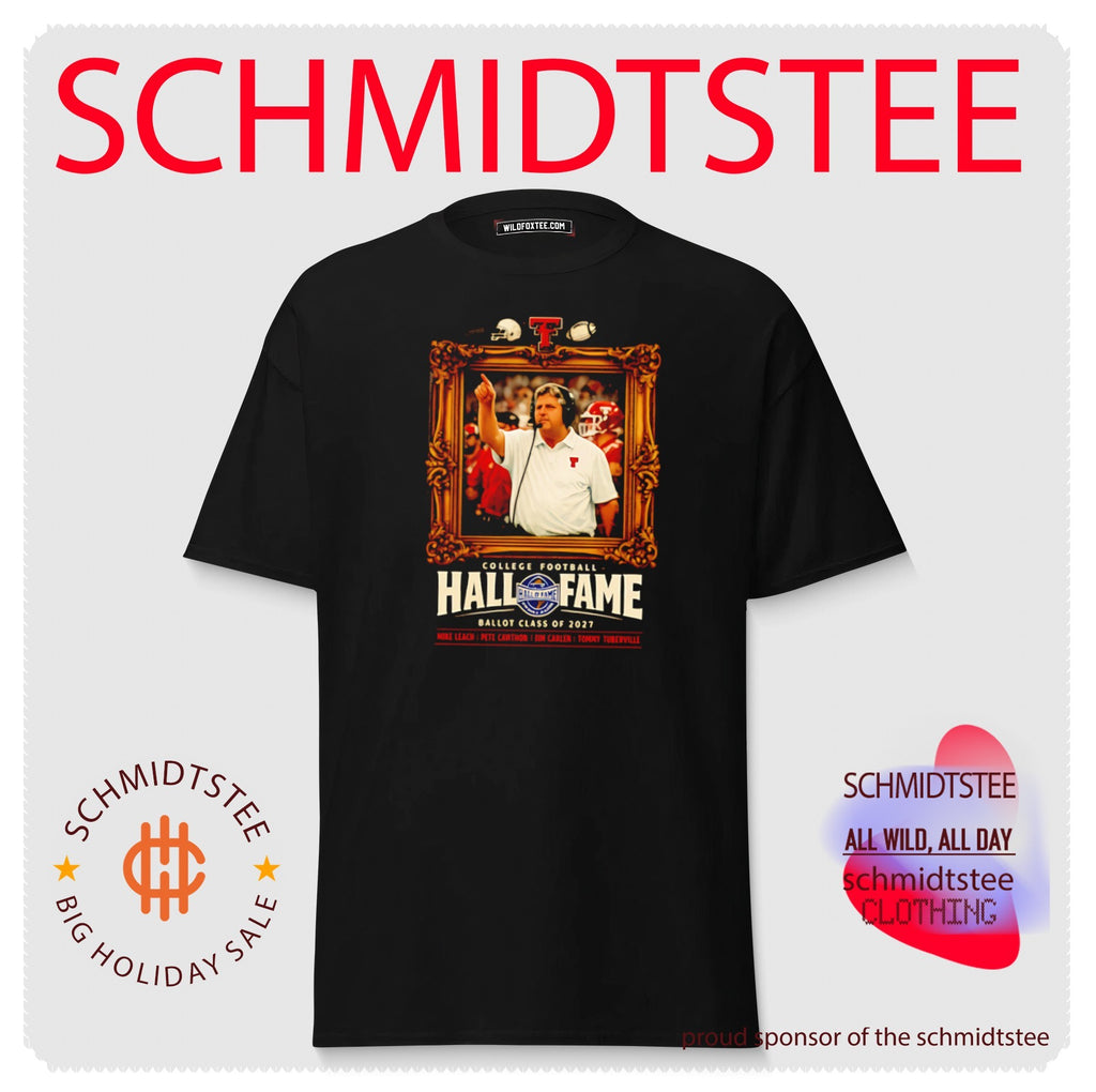 Hall Of Fame Ballot Class Of 2027 Mike Leach Pete Cawthon Jim Carlen and Tommy Tuberville shirt
