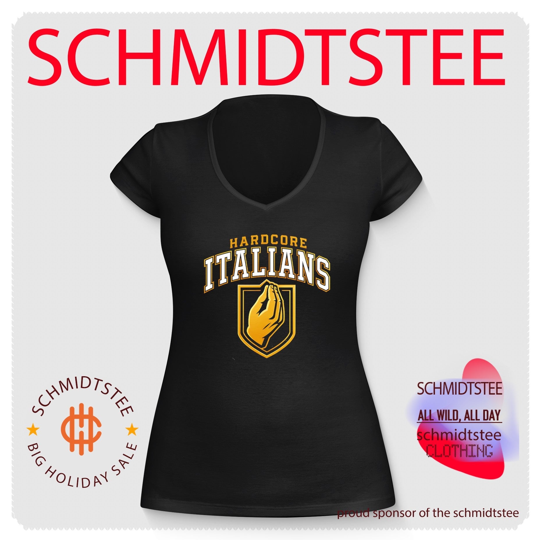 Hardcore Italians Vegas Golden Knights logo shirt
