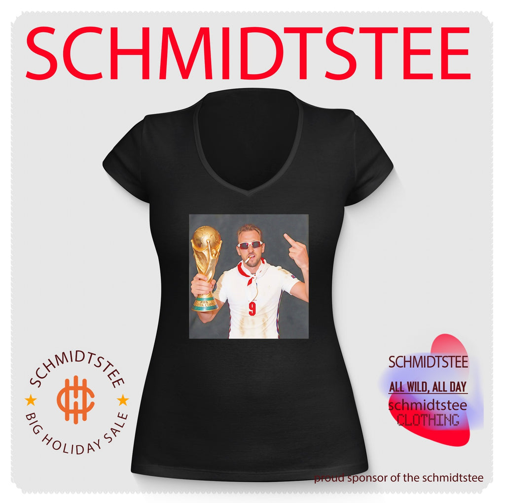Harry Kane 2026 World Cup holding trophy middle finger shirt