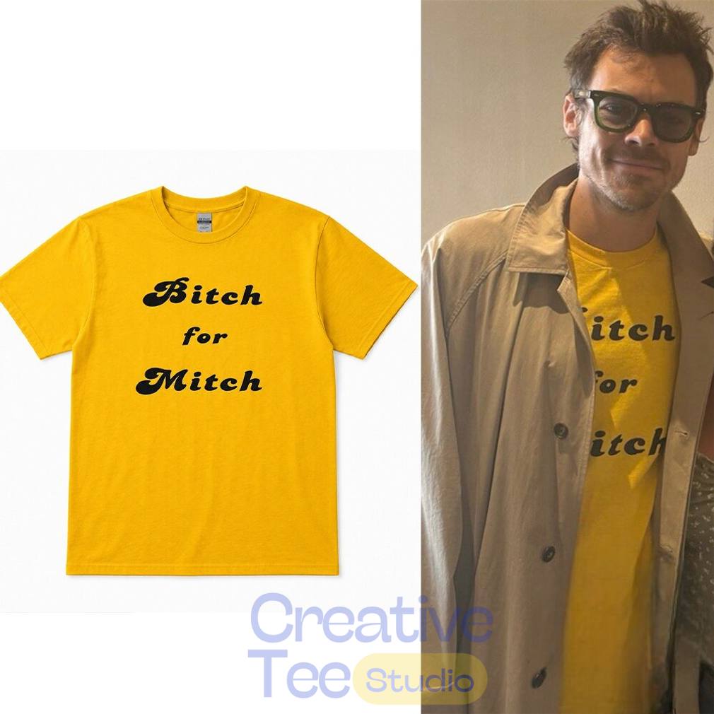 Harry Styles Bitch For Mitch Amsterdam Tour T-Shirt