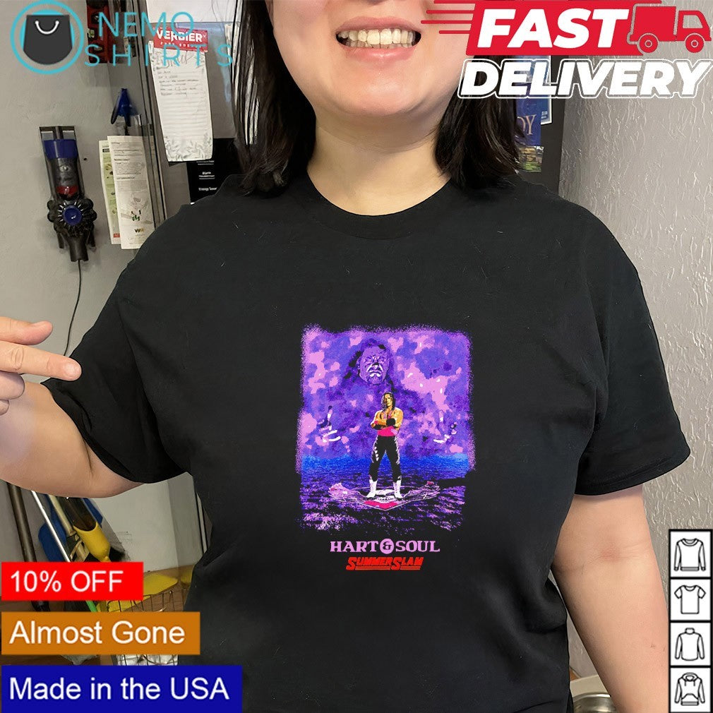 Hart and Soul Bret Hart SummerSlam vintage shirt