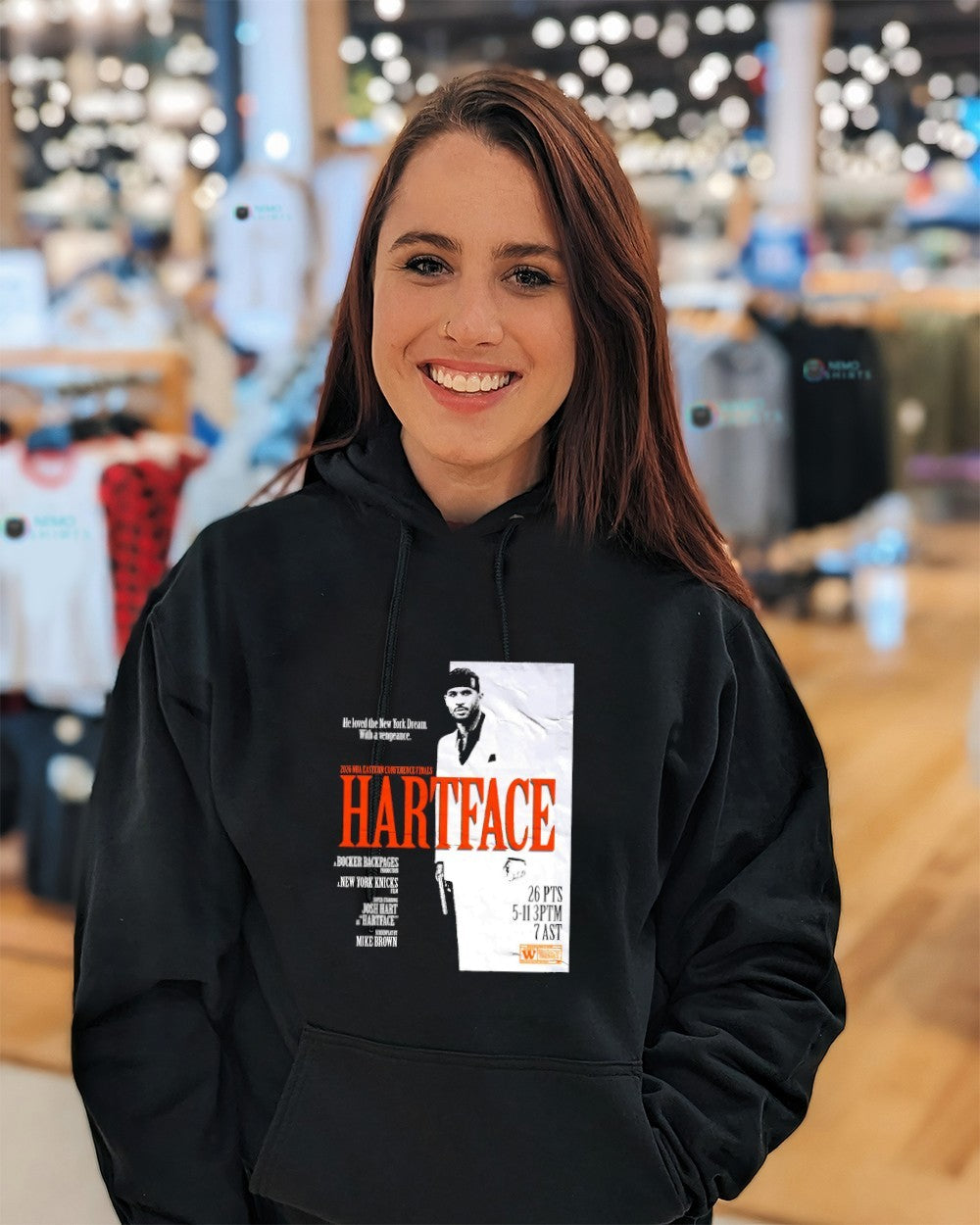 Hartface Josh Hart New York Knicks 2026 NBA Eastern Conference Finals shirt