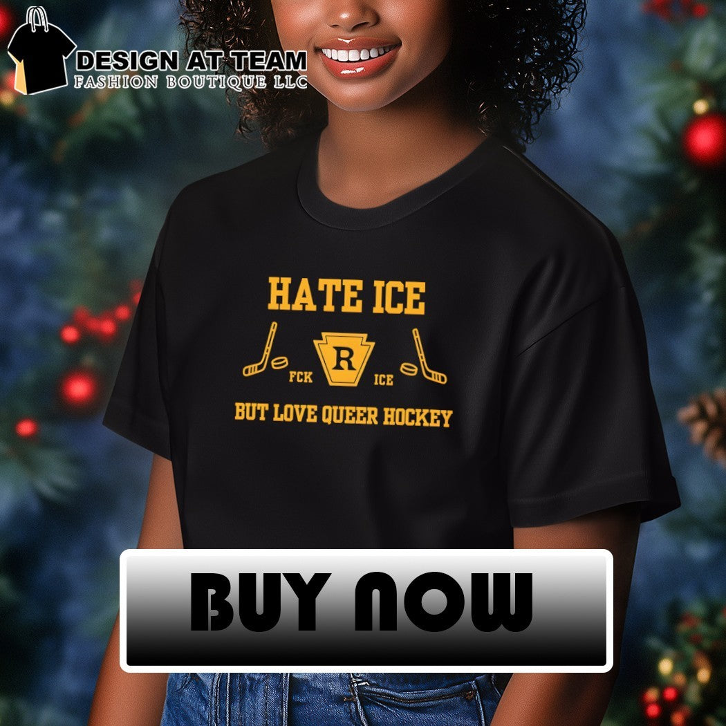 Hate Ice But Love Queer Hockey LGBTQ 2026 shirt