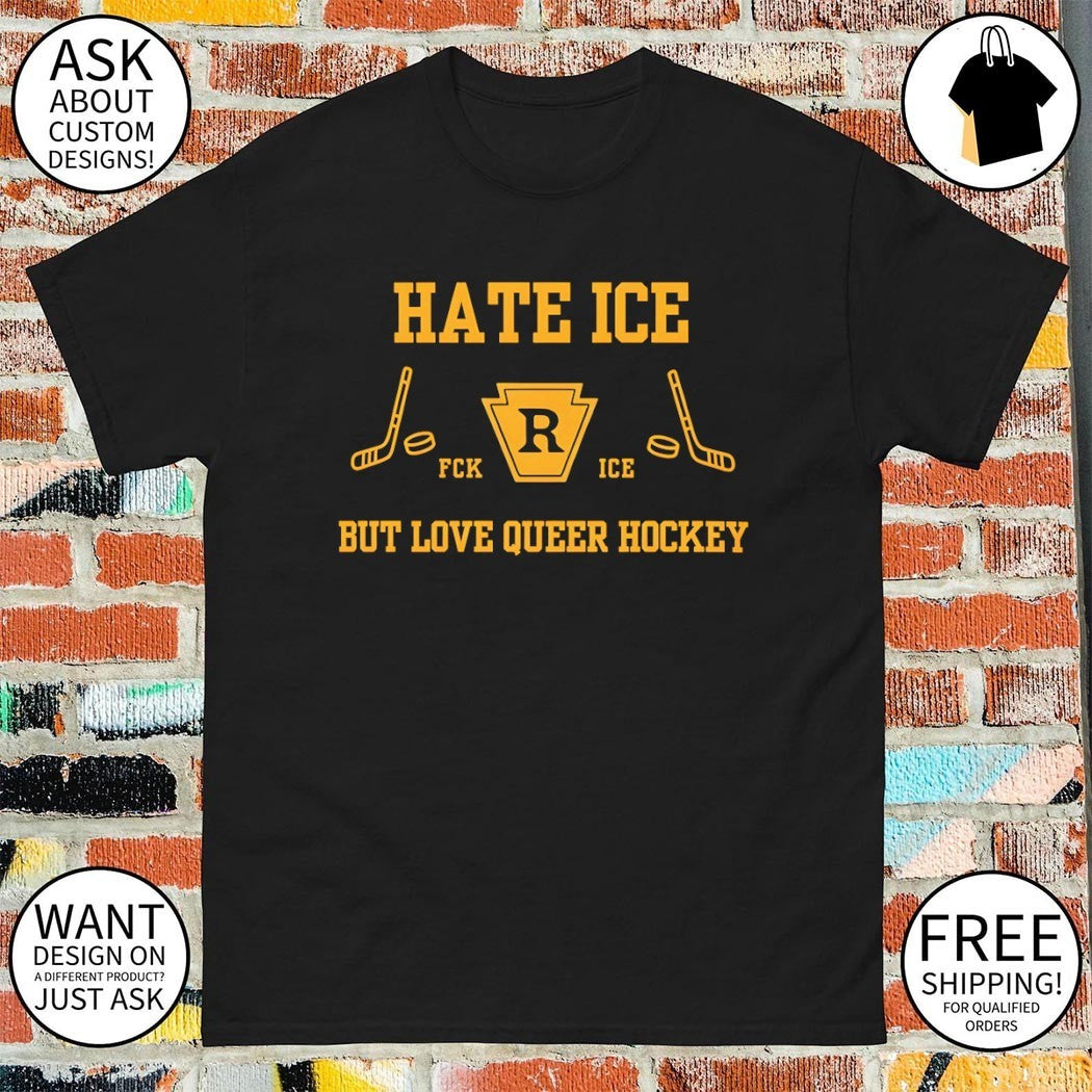 Hate Ice But Love Queer Hockey LGBTQ 2026 shirt