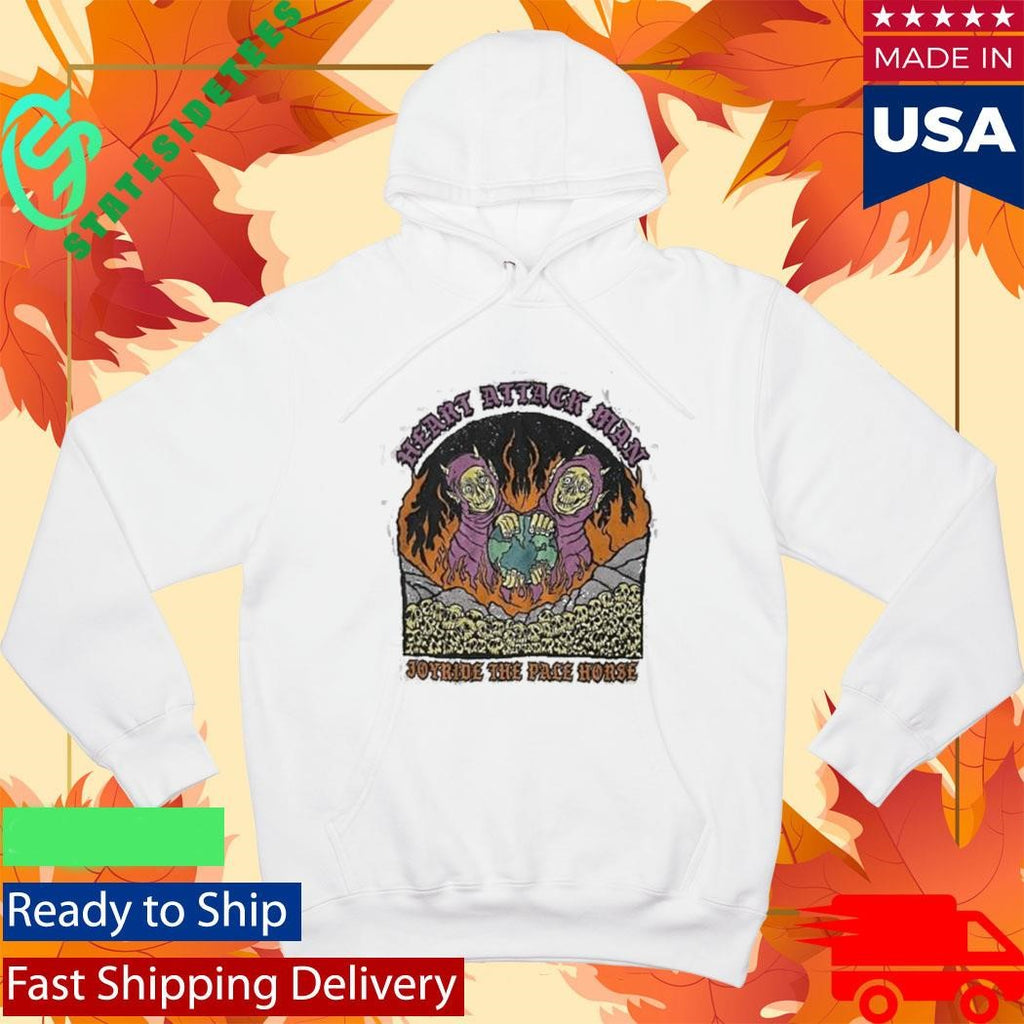 Heart Attack Man Earth On Fire Shirt