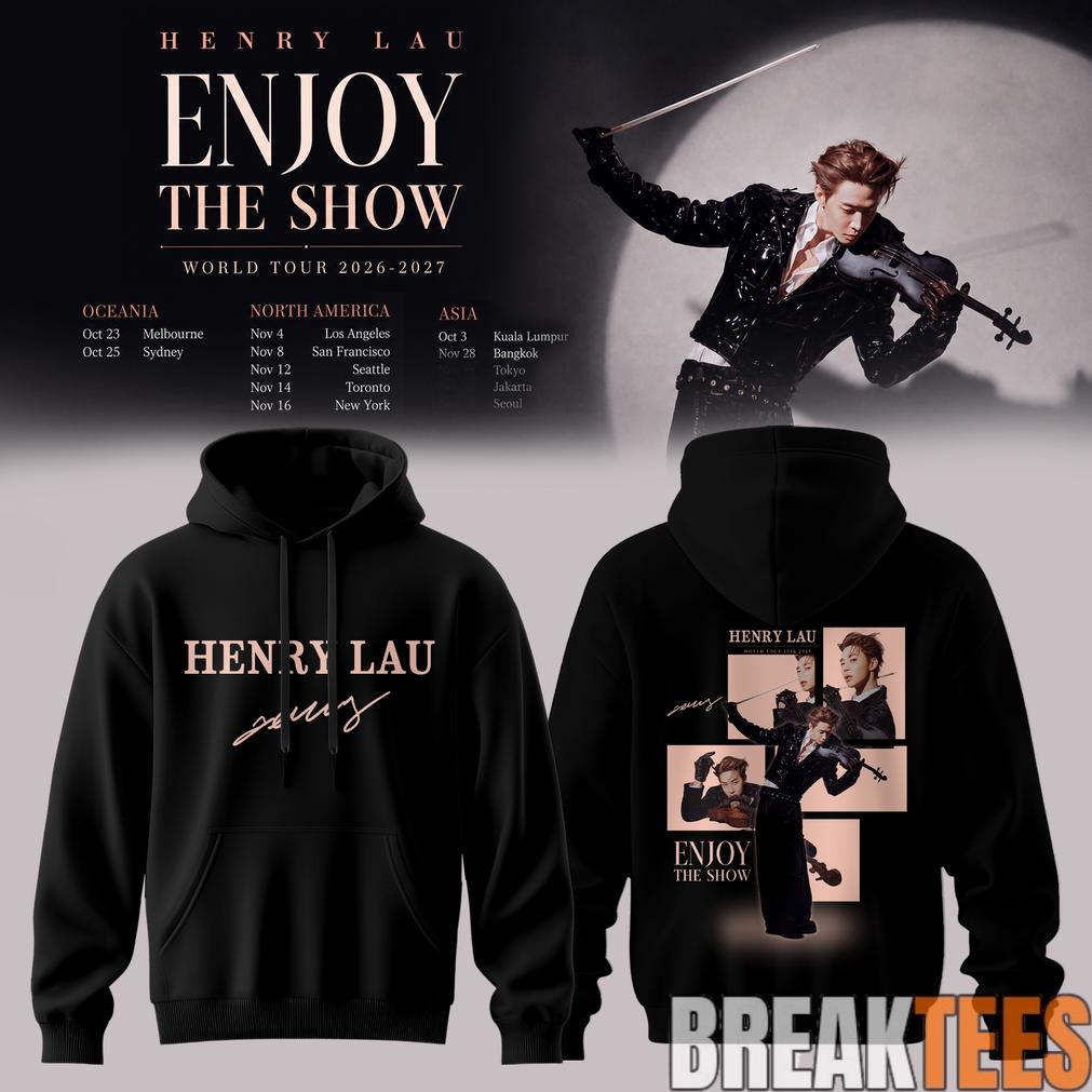 Henry Lau Enjoy The Show World Tour Signature Hoodie