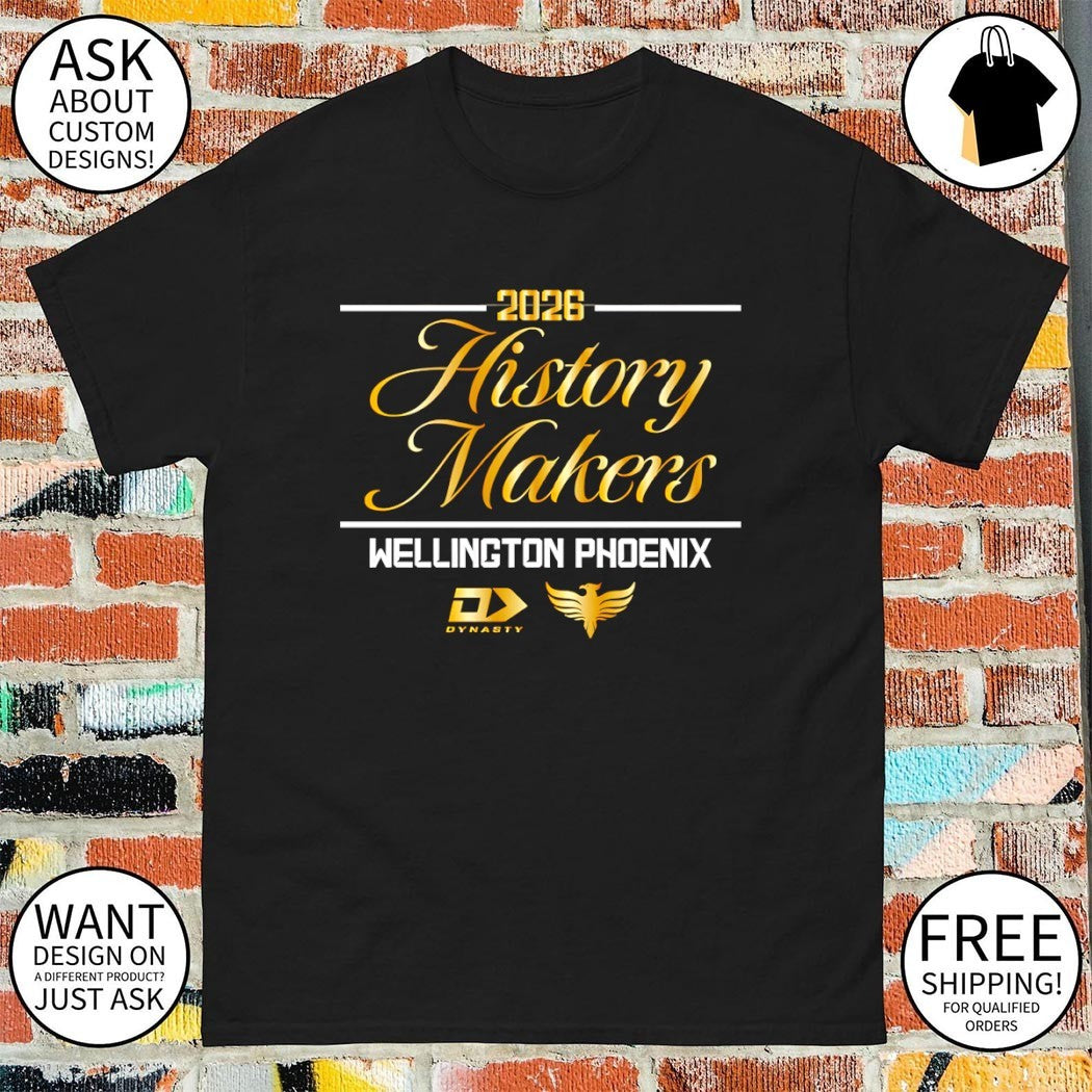 History Makers Wellington Phoenix 2026 logo shirt