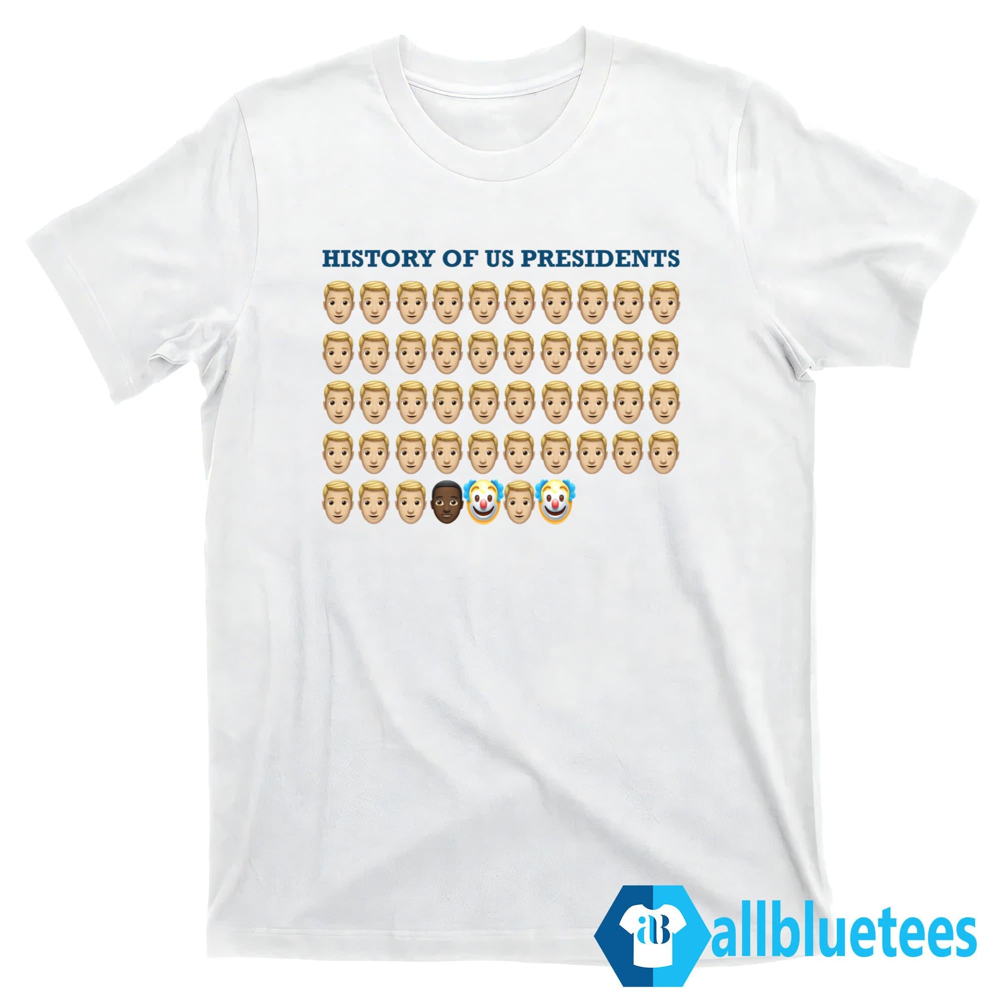 History Of US Presidents 2025 Shirt