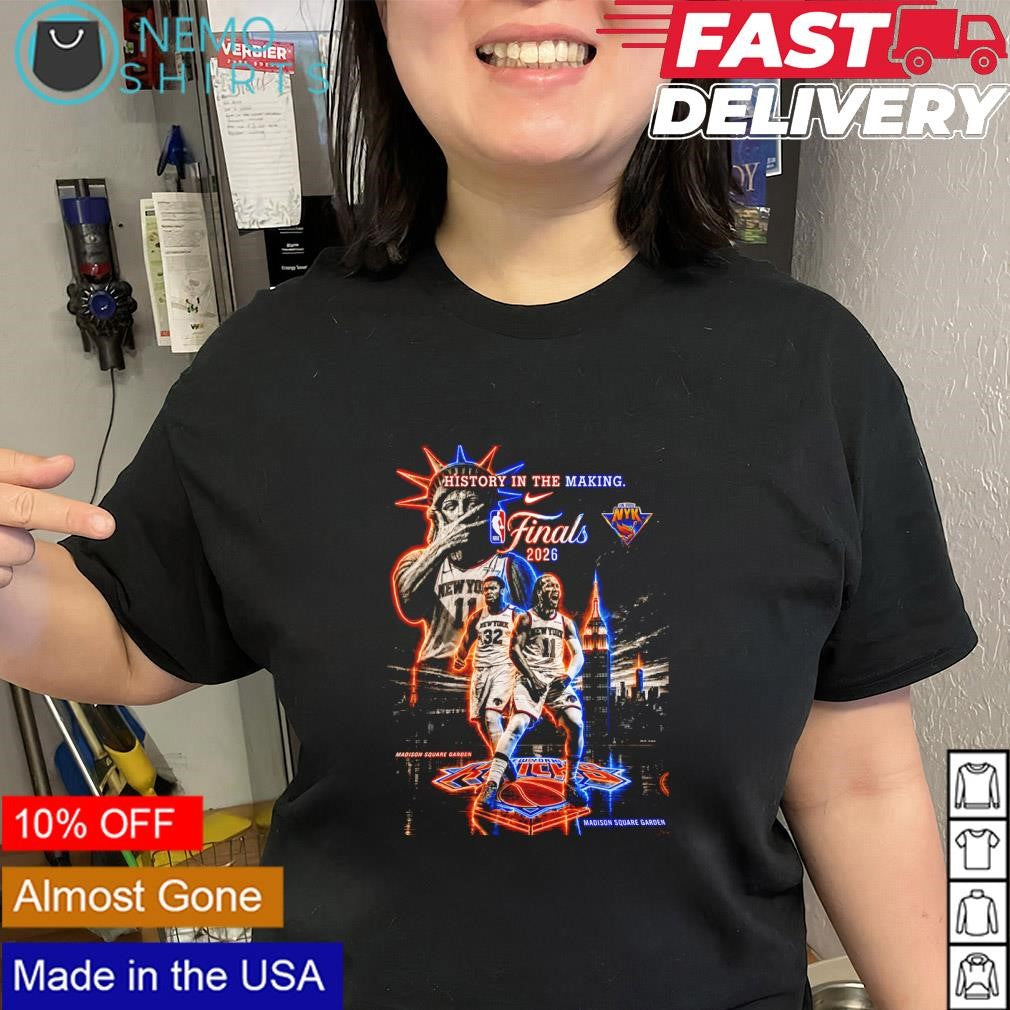 History in the making Jalen Brunson New York Knicks Finals 2026 shirt