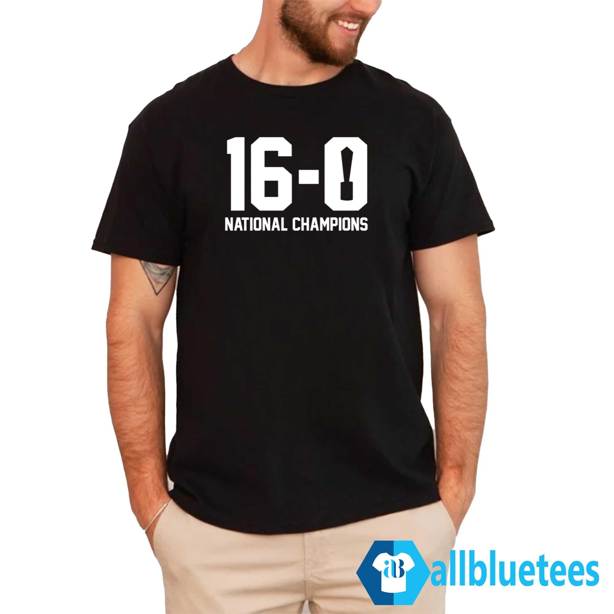 Hoosiers 16-0 National Champions Shirt