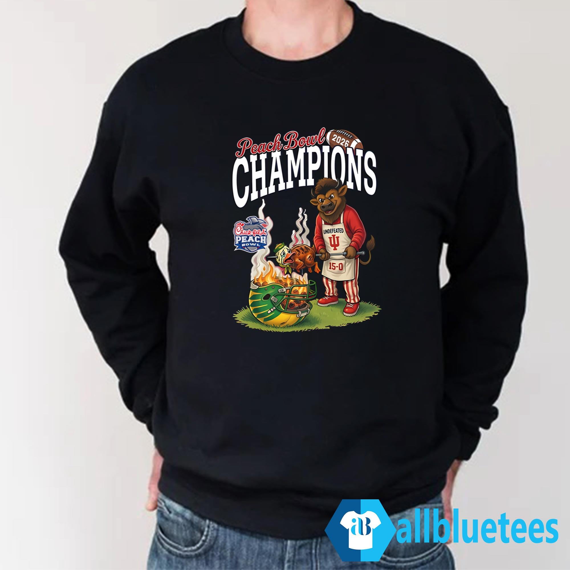 Hoosiers 2026 CFP Peach Bowl Champions Shirt