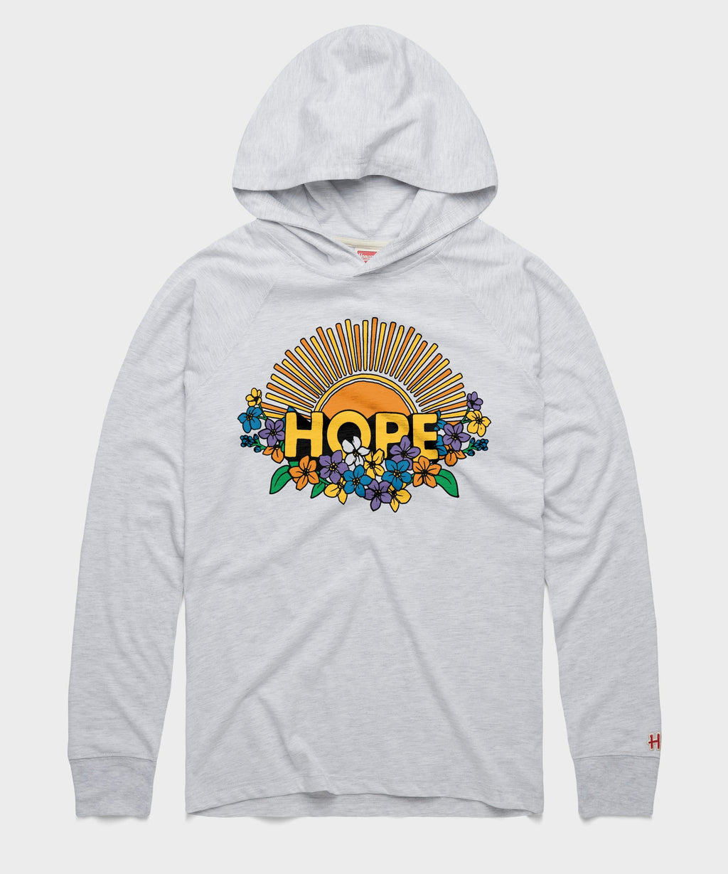 Hope Sun And Flowers Lightweight Hoodie