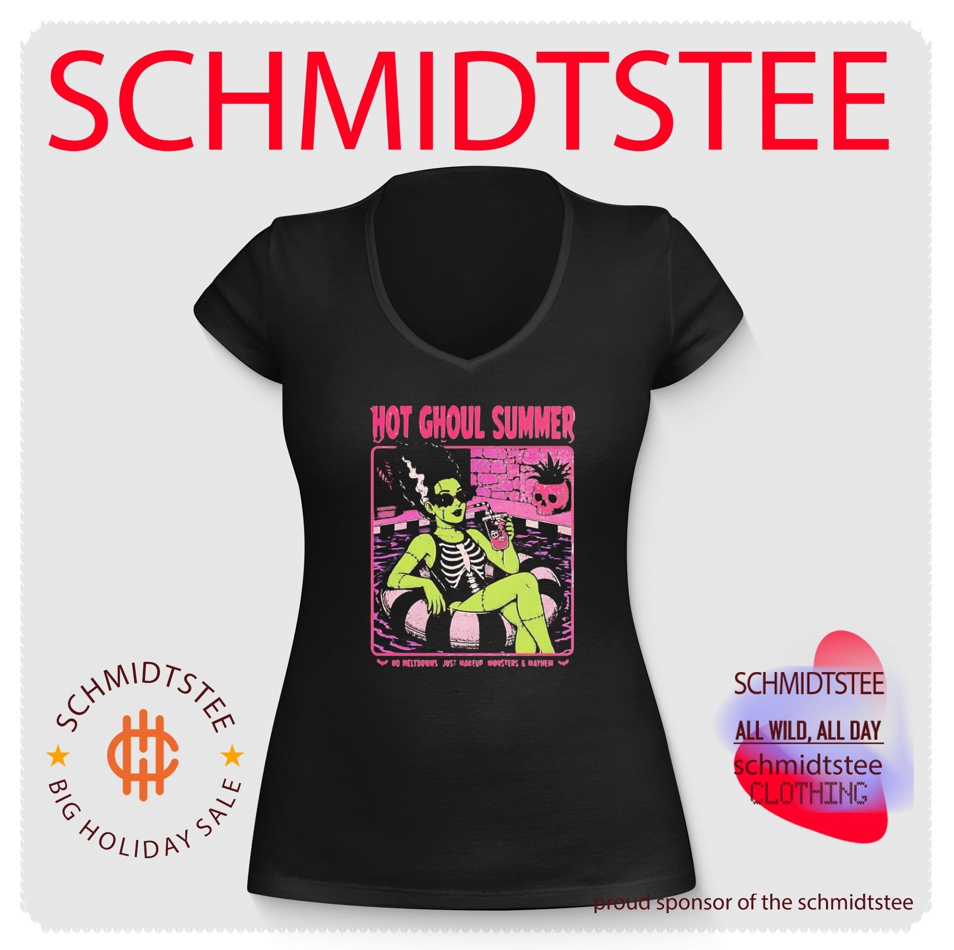 Ghoul Summer Summerween Goth Bride of Frankenstein shirt