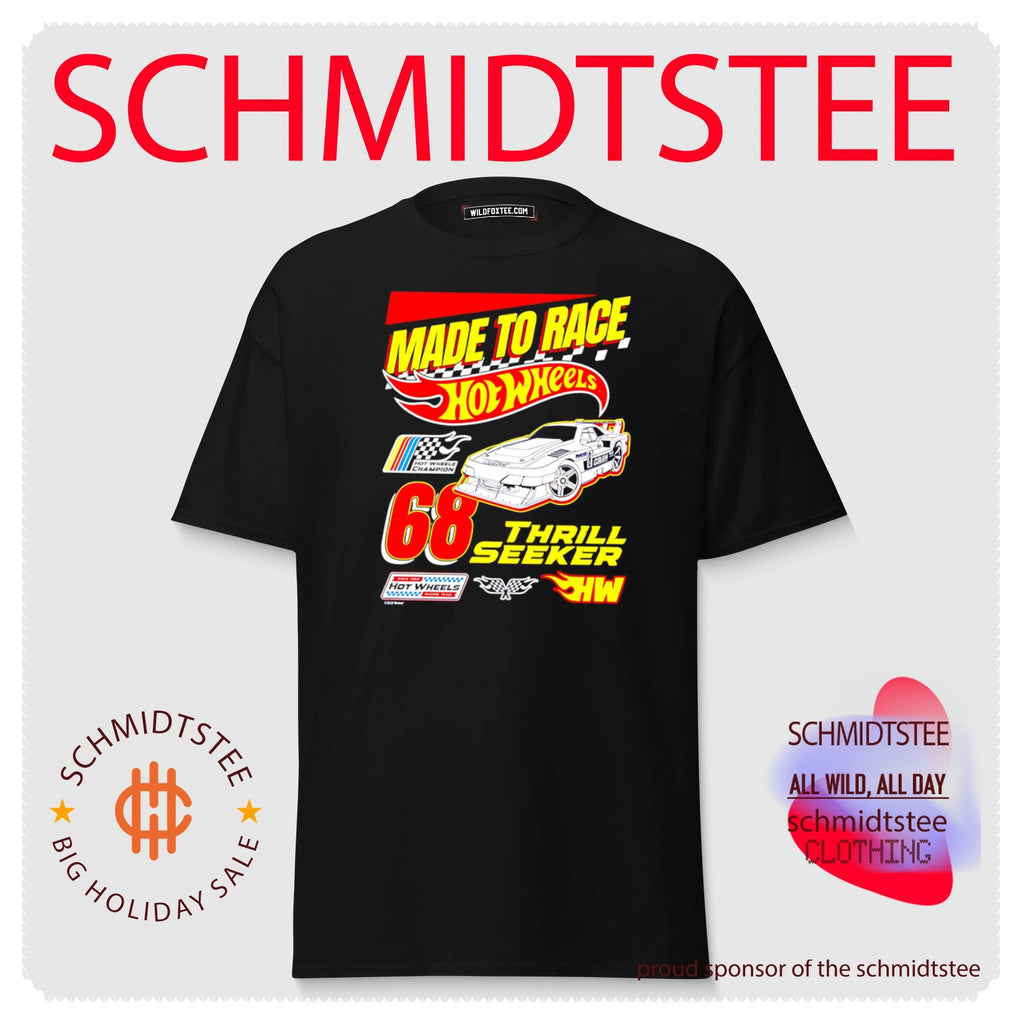 Wheels Thrill Seeker made to race graphic shirt