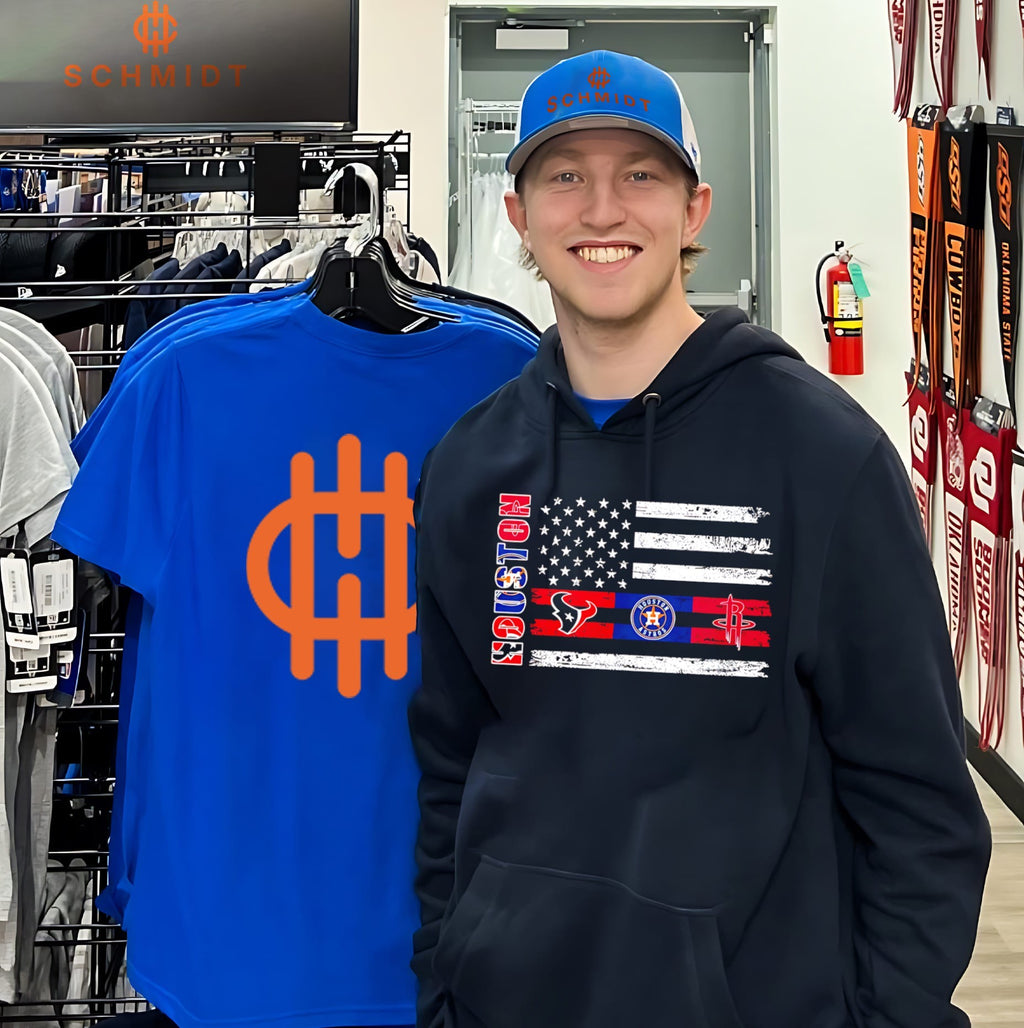 Houston sports teams logos flag shirt