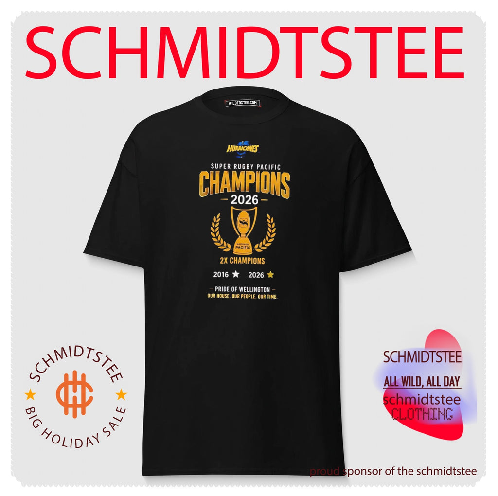 Hurricanes Rugby Super Rugby Pacific Champions 2026 Pride of Wellington shirt