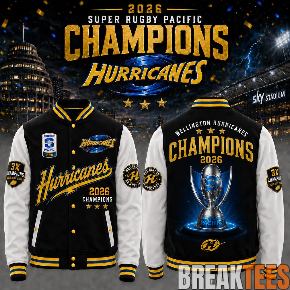 Hurricanes Super Rugby Pacific 2026 Champions Jacket