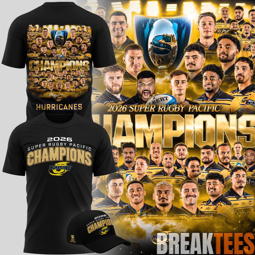 Hurricanes Super Rugby Pacific 2026 Champions Shirt