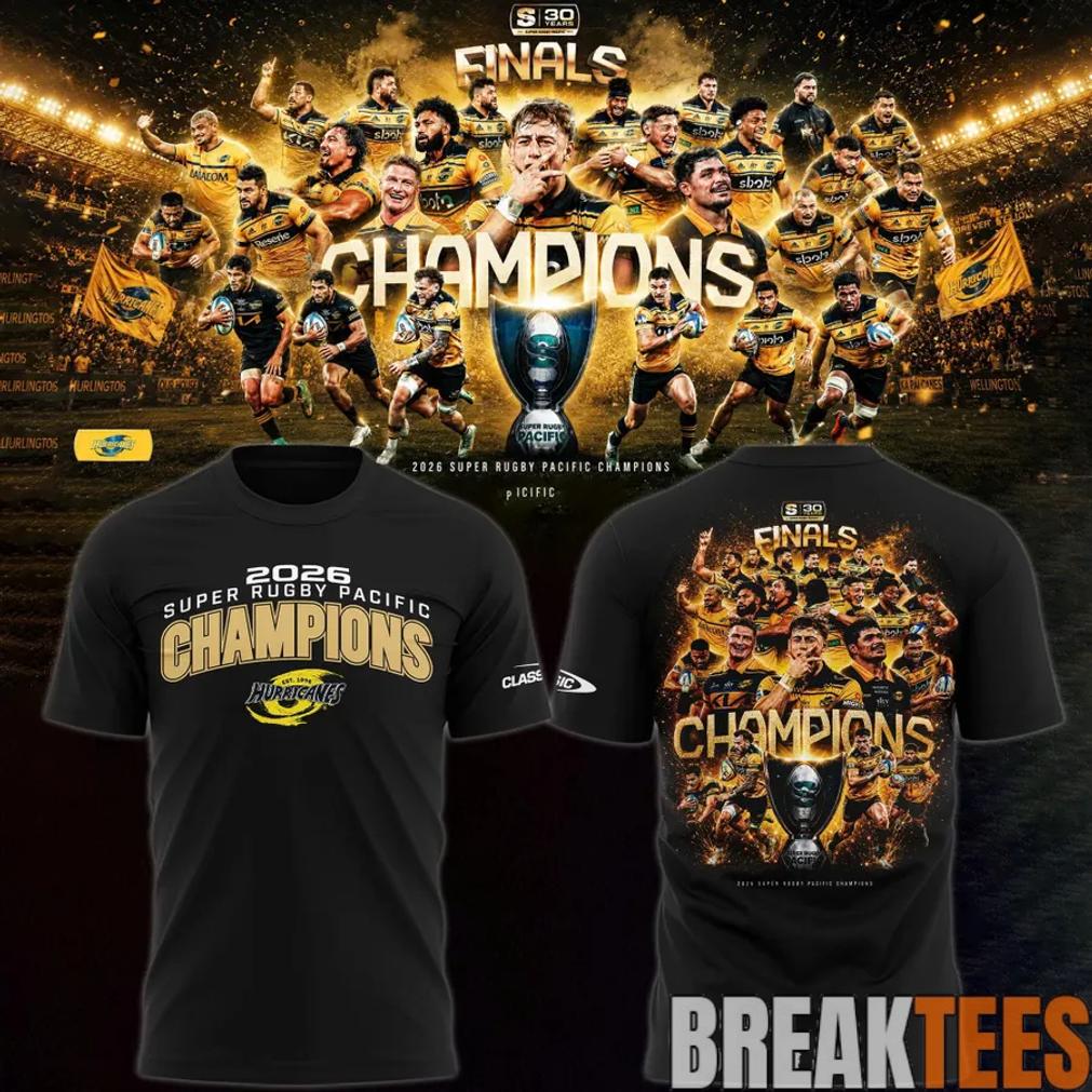 Hurricanes Super Rugby Pacific 2026 Champions Shirt