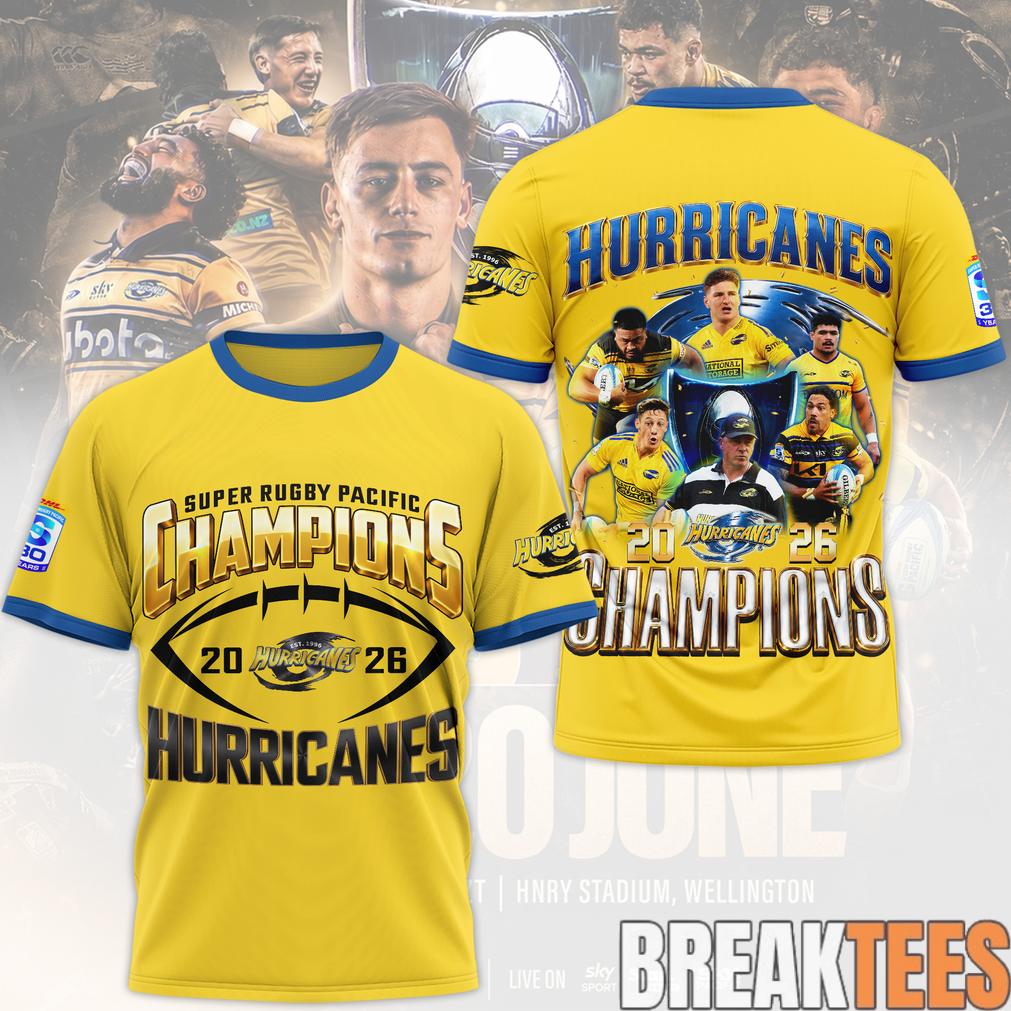 Hurricanes Super Rugby Pacific 2026 Champions Shirt