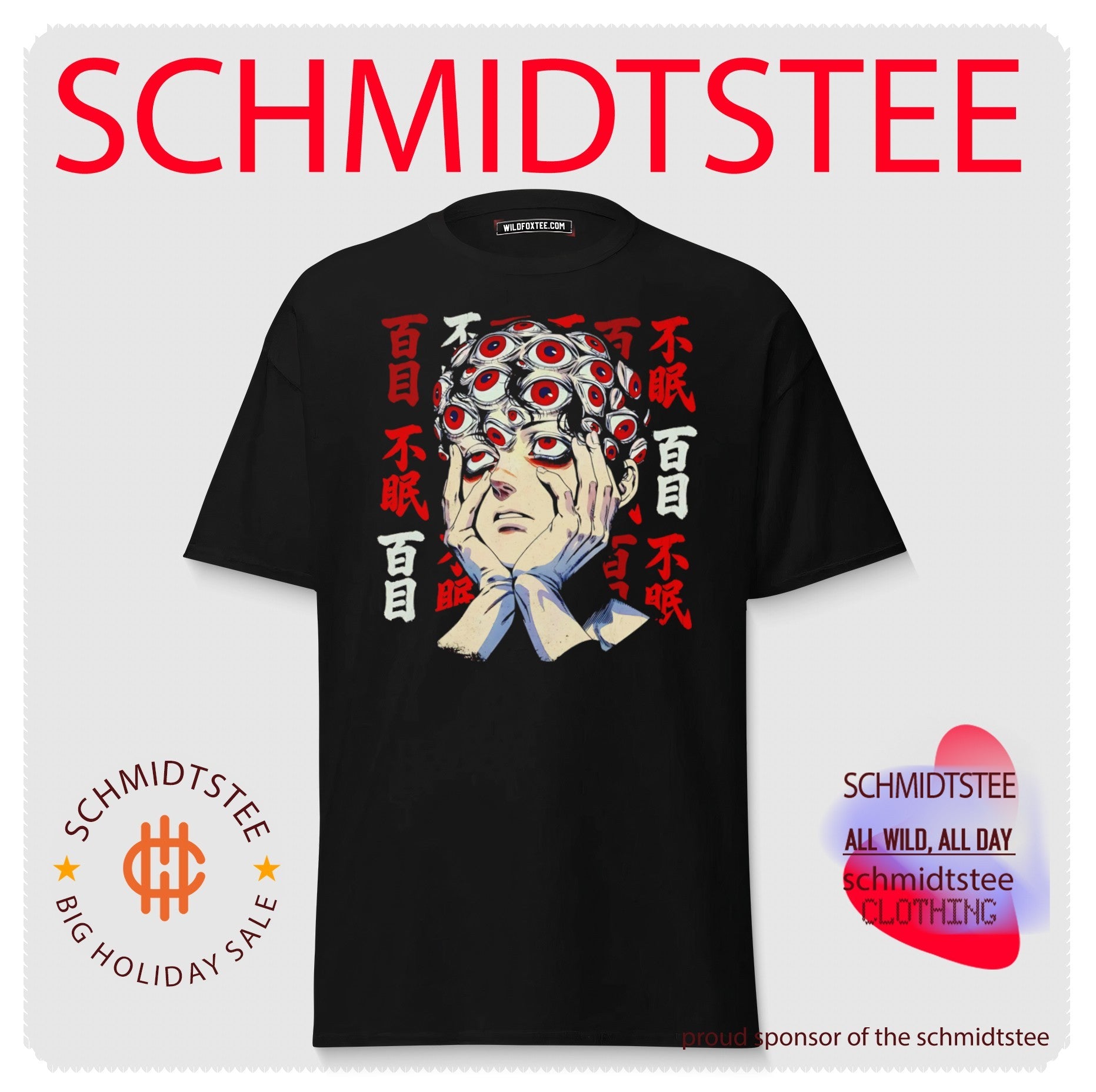 Hyakume Hundred Eyes Japanese Horror Manga Aesthetic shirt