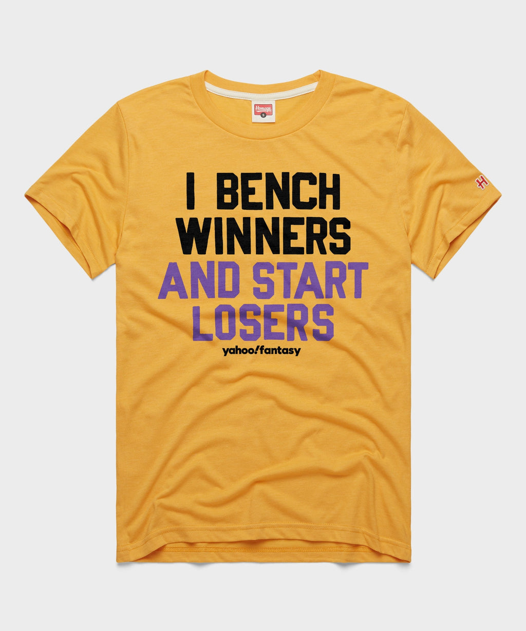 I Bench Winners And Start Losers
