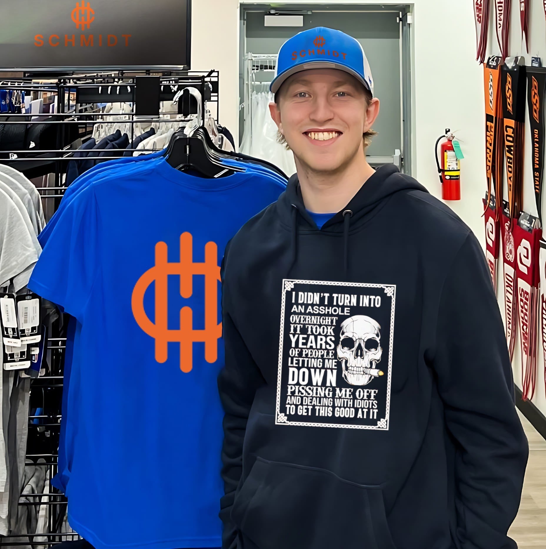 I Didn’t Turn Into an Asshole Overnight Skull shirt