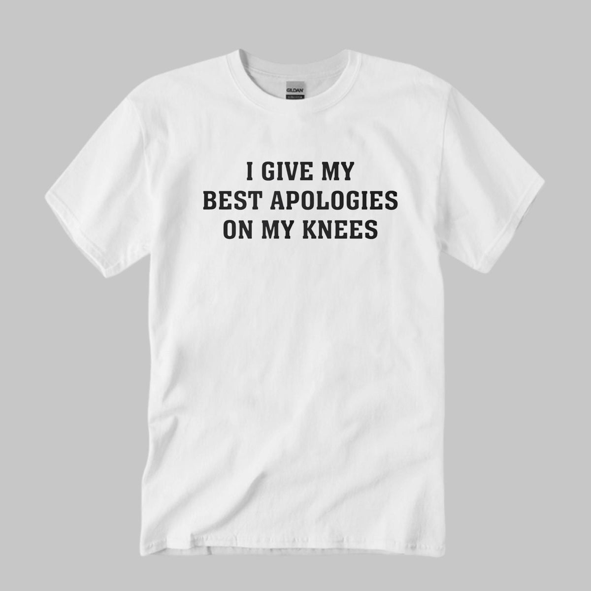 I Give My Best Apologies On My Knees Shirt