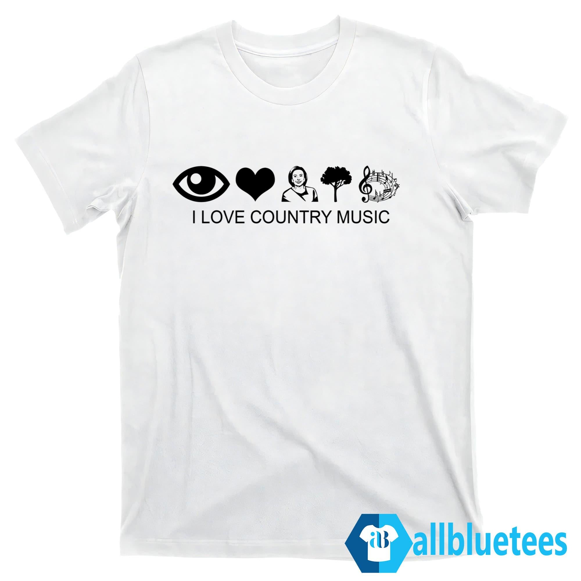 I Love Country Music Shirt