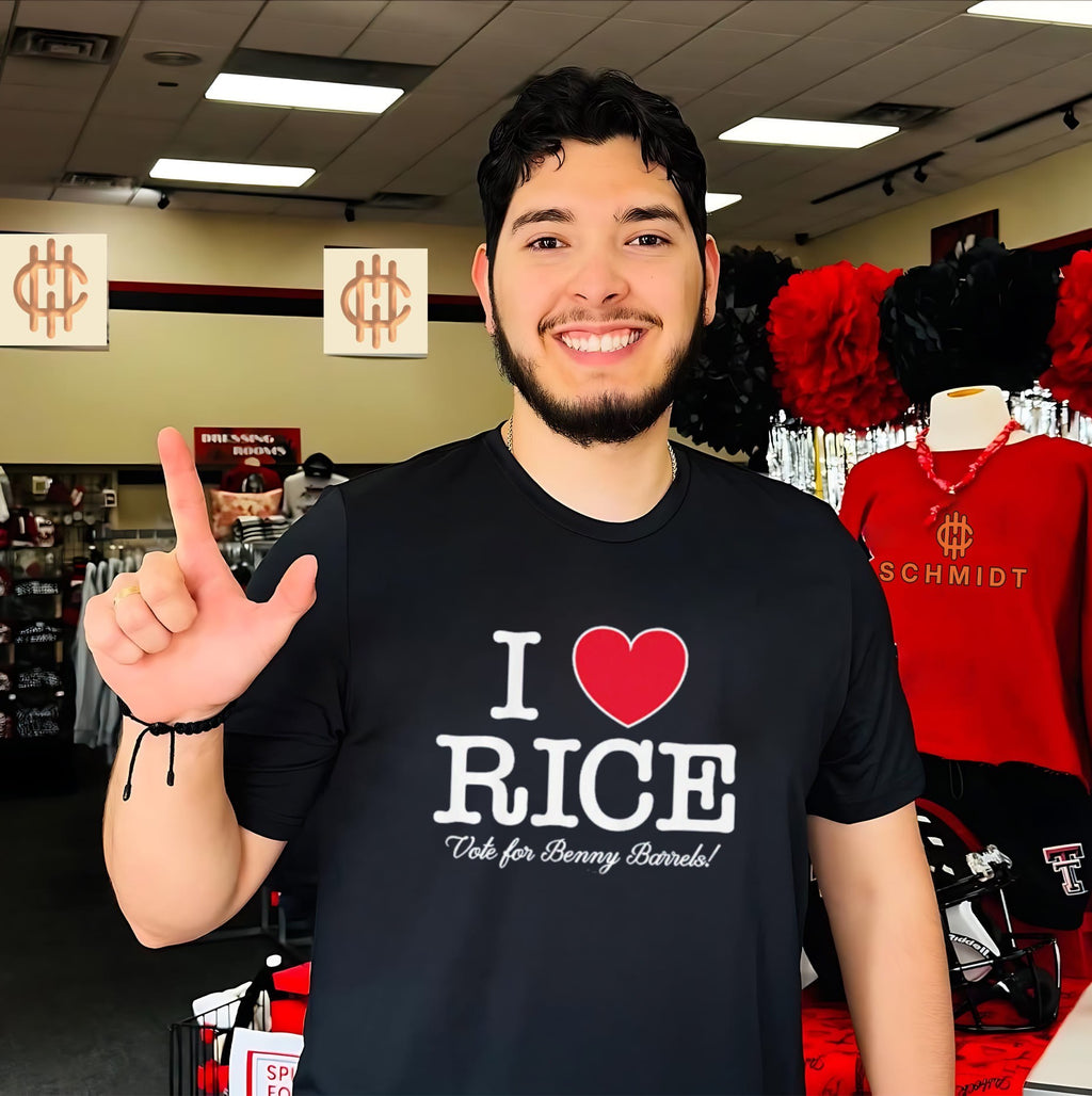 I Love Rice Vote for Benny Barrels New York Yankees shirt