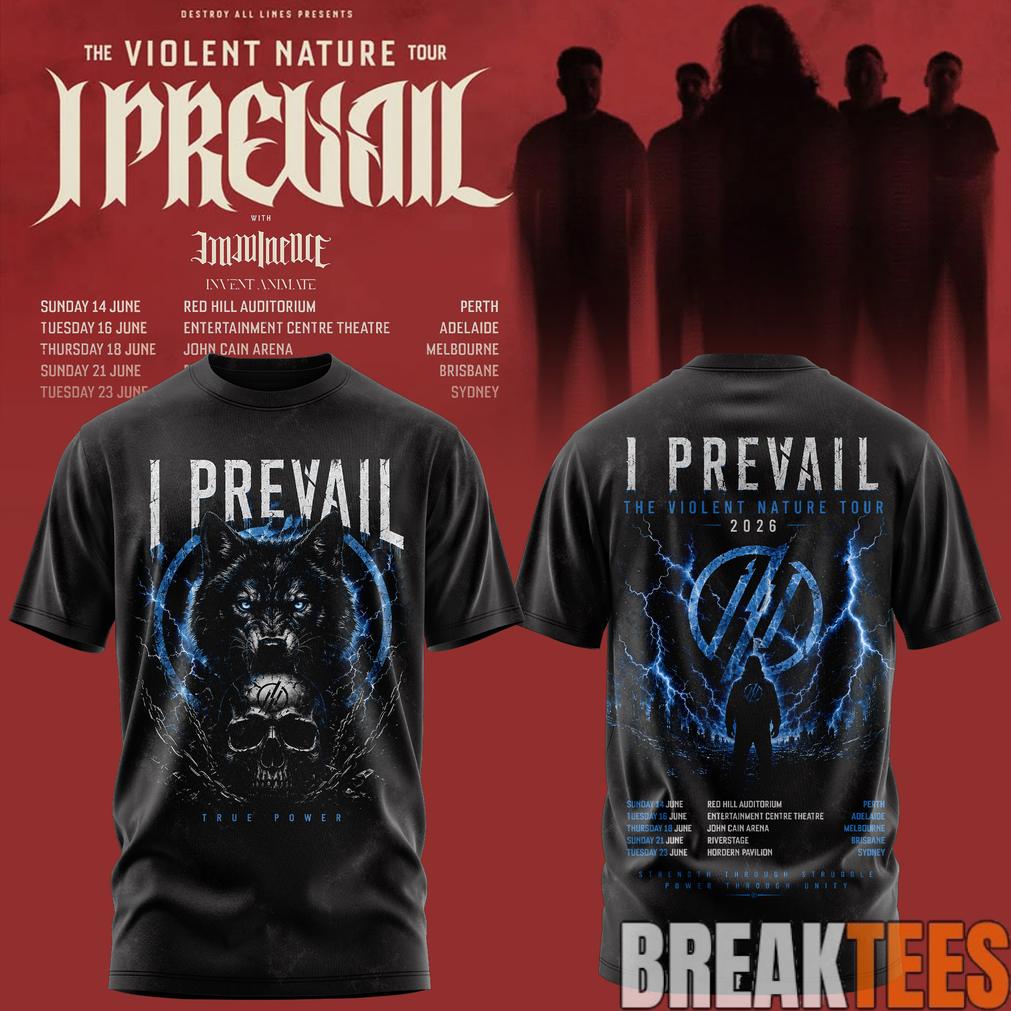 I PREVAIL The Violent Nature Tour Tee