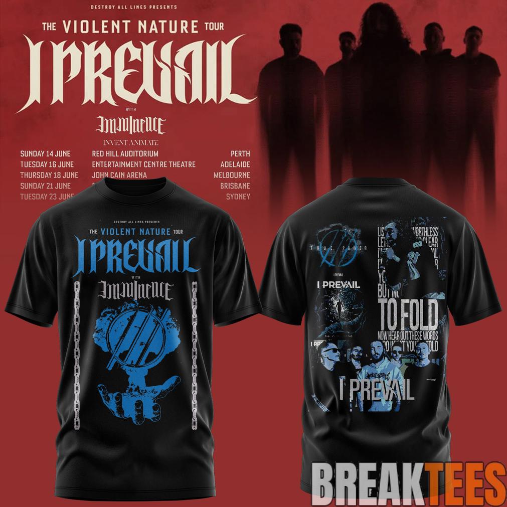 I PREVAIL The Violent Nature Tour Tee