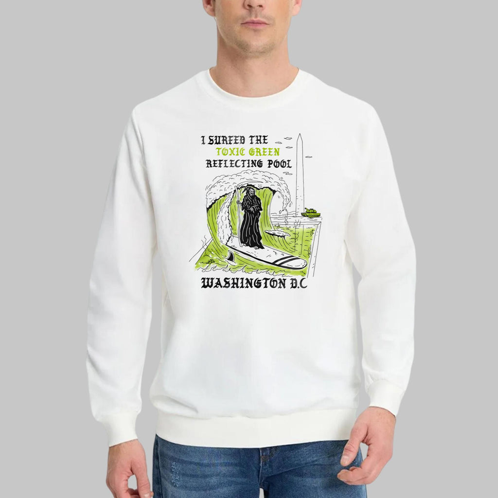 I Surfed The Toxic Green Reflecting Pool Washington DC Shirt