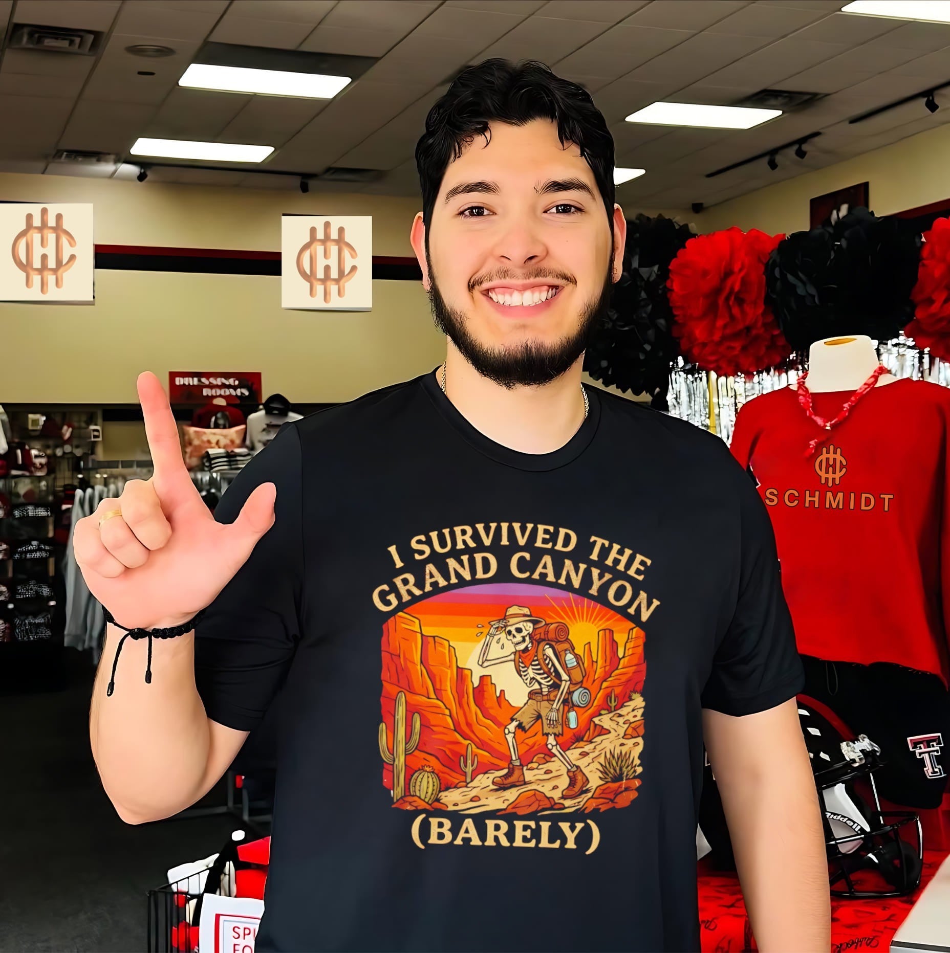 I Survived The Grand Canyon Barely Shirt